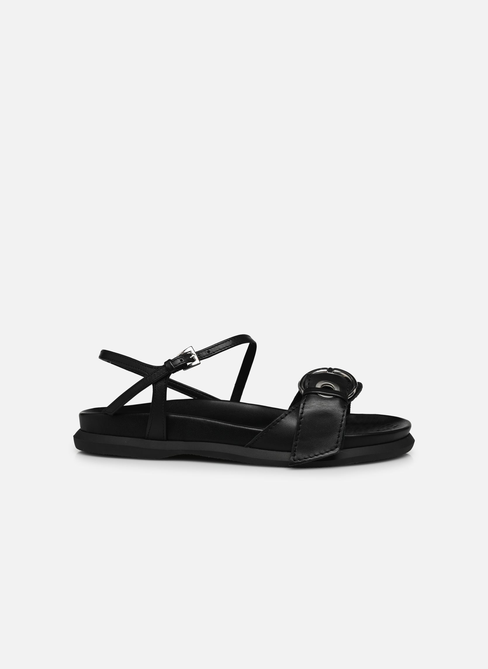 Flache Sandalen Silba damen schwarz E8 by Miista Flache Sandalen Silba damen schwarz BLACK