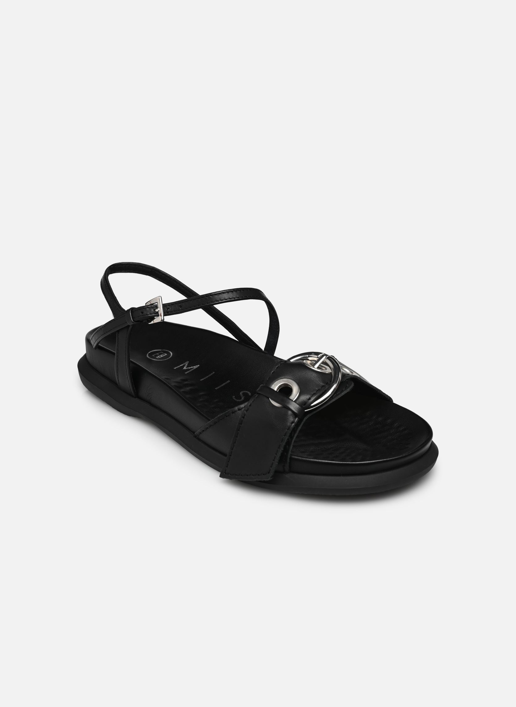 Flache Sandalen Silba damen schwarz E8 by Miista Flache Sandalen Silba damen schwarz BLACK