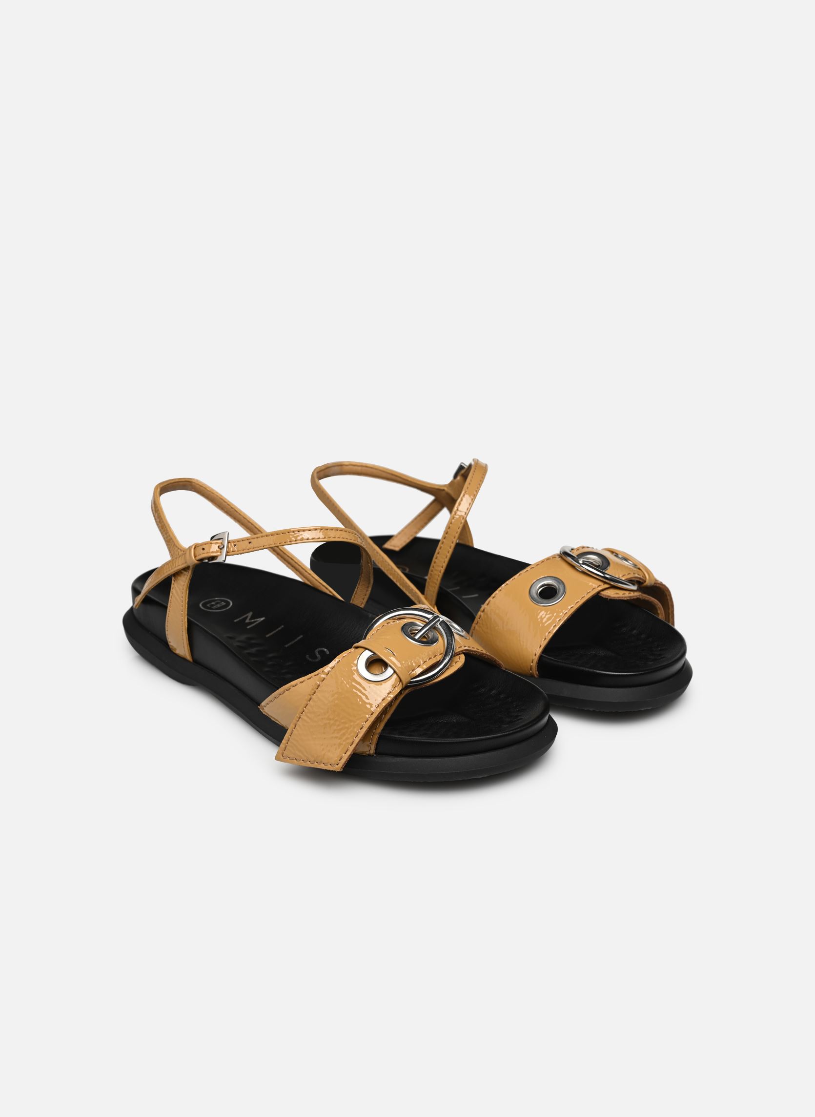 Flache Sandalen Silba damen beige E8 by Miista Flache Sandalen Silba damen beige BEIGE
