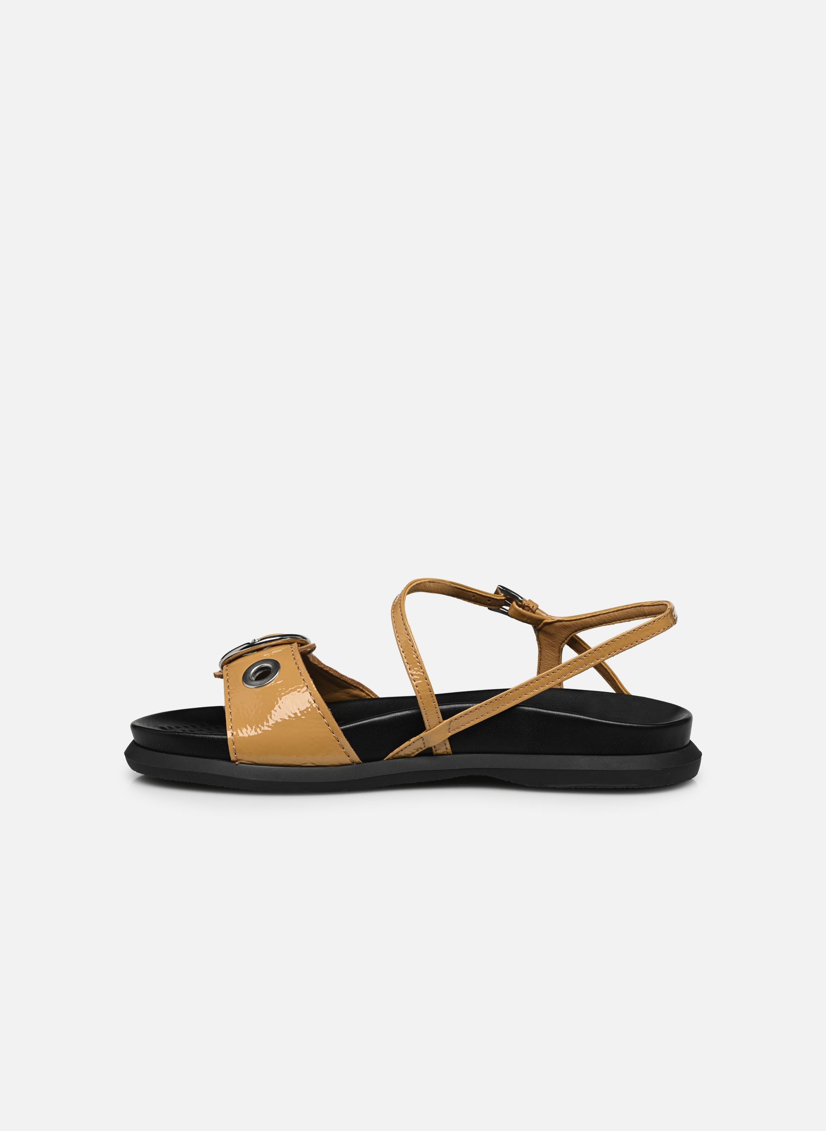 Flache Sandalen Silba damen beige E8 by Miista Flache Sandalen Silba damen beige BEIGE