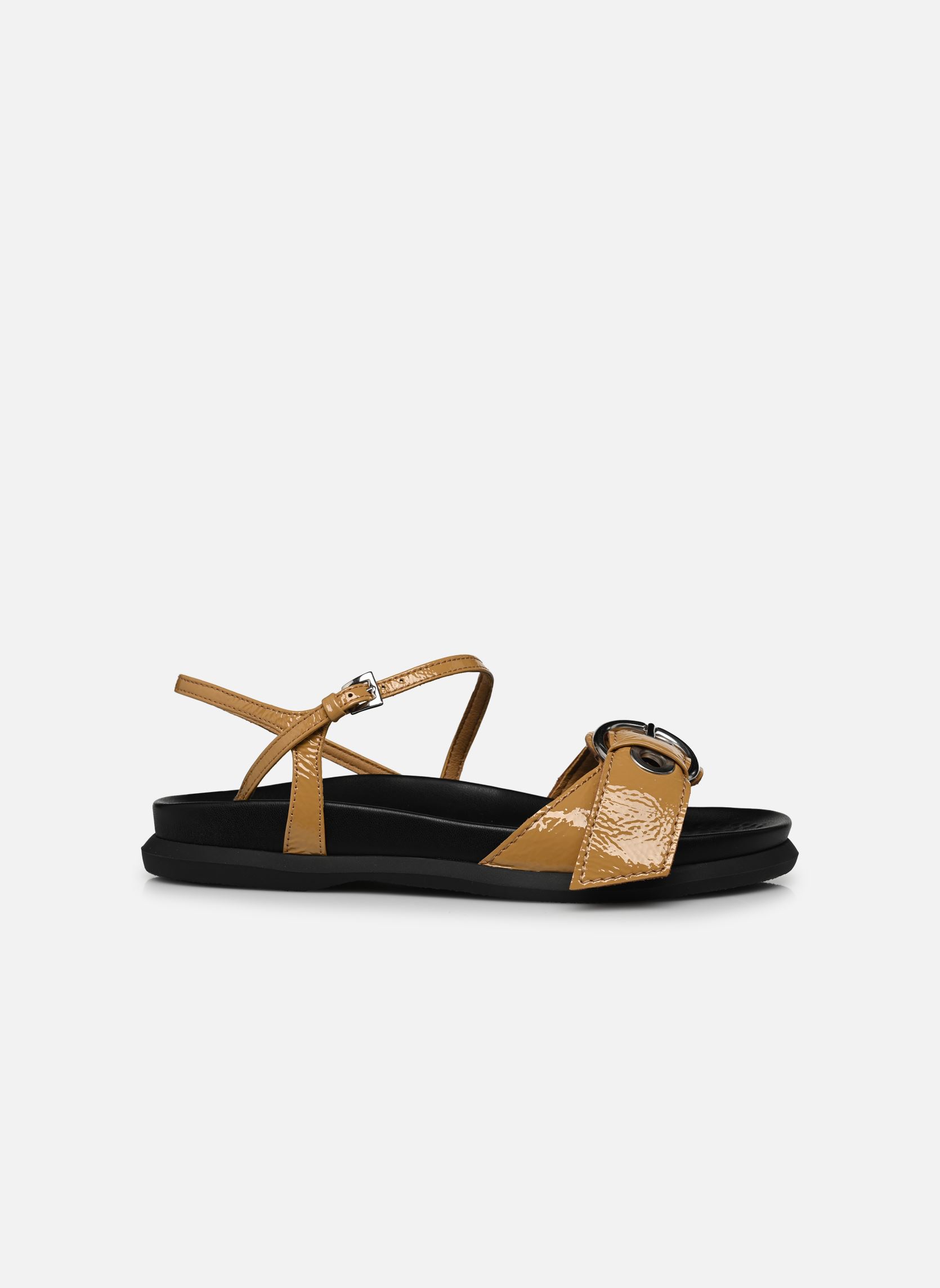 Flache Sandalen Silba damen beige E8 by Miista Flache Sandalen Silba damen beige BEIGE