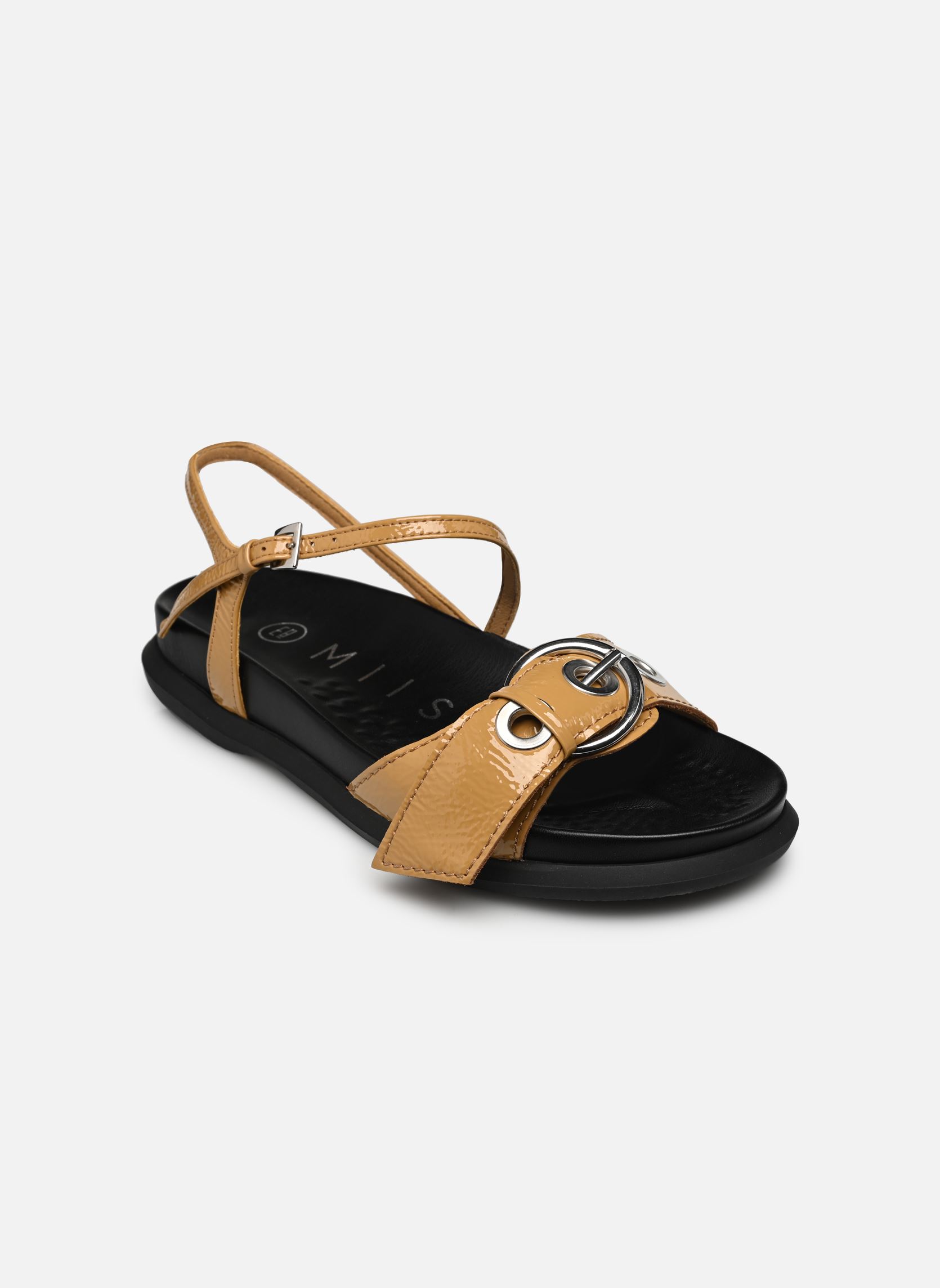 Flache Sandalen Silba damen beige E8 by Miista Flache Sandalen Silba damen beige BEIGE
