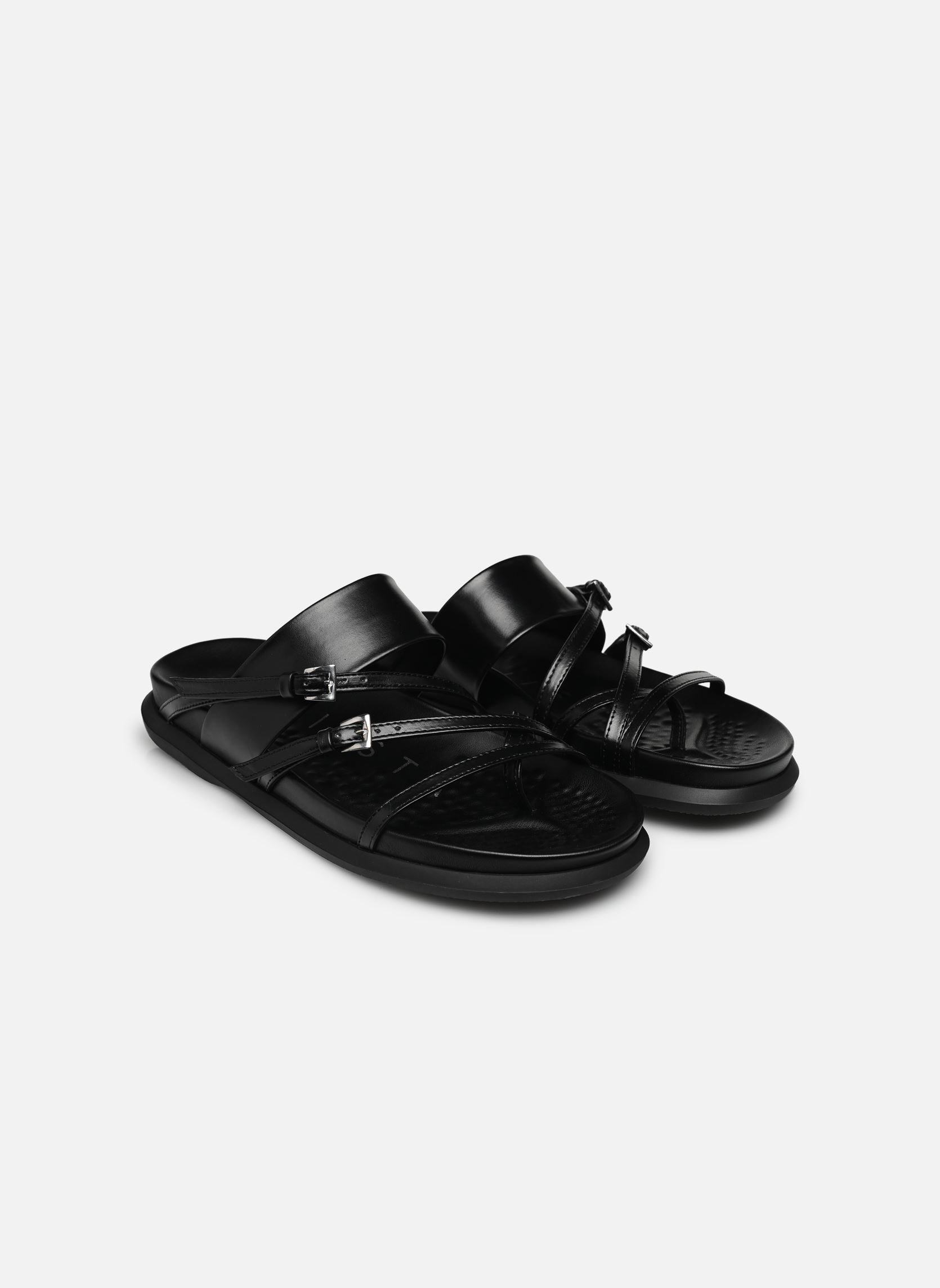 Sandali piatti Bahia donna nero E8 by Miista Sandali piatti Bahia donna nero BLACK