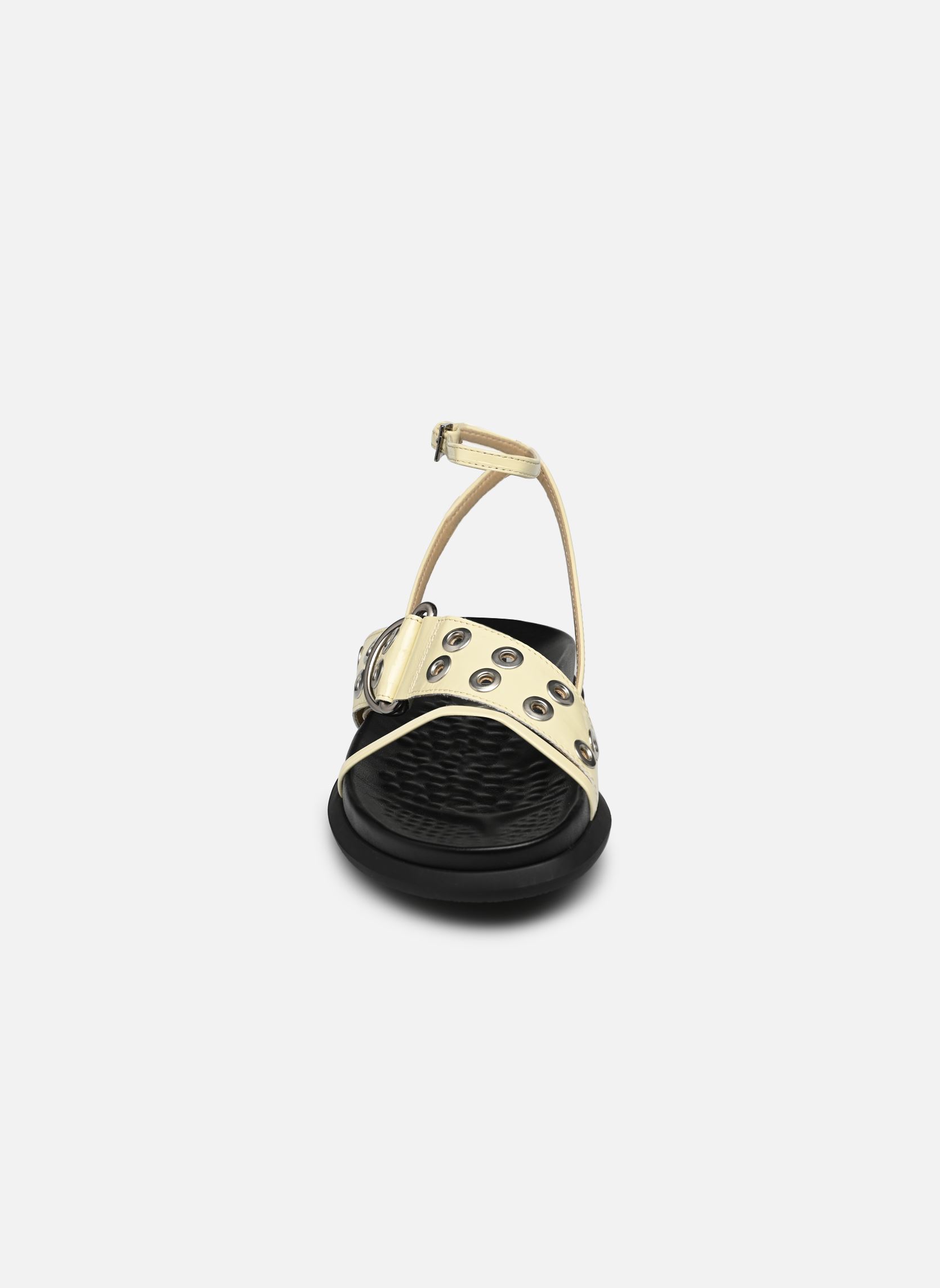 Sandalias planas Zilda mujer beige E8 by Miista Sandalias planas Zilda mujer beige VANILLA