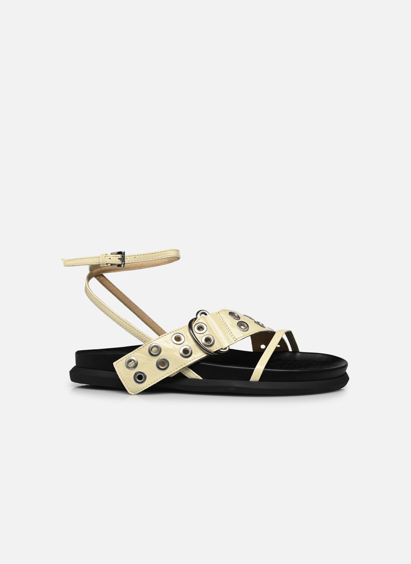 Sandalias planas Zilda mujer beige E8 by Miista Sandalias planas Zilda mujer beige VANILLA