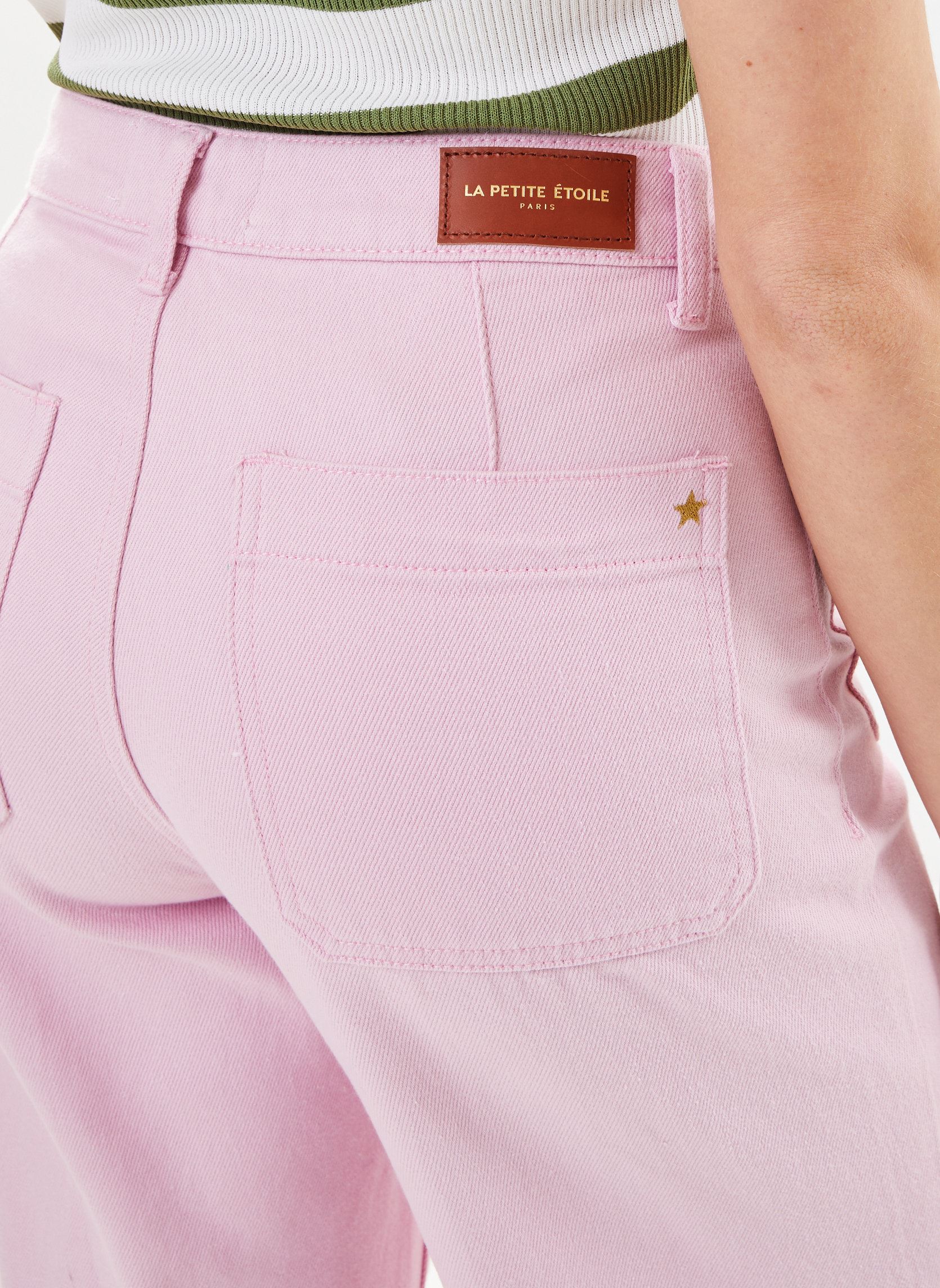 Rechte jeans / Straight Leg Jeans Atlanta T C dames roze La Petite Etoile Rechte jeans / Straight Leg Jeans Atlanta T C dames roze ROSE BABY
