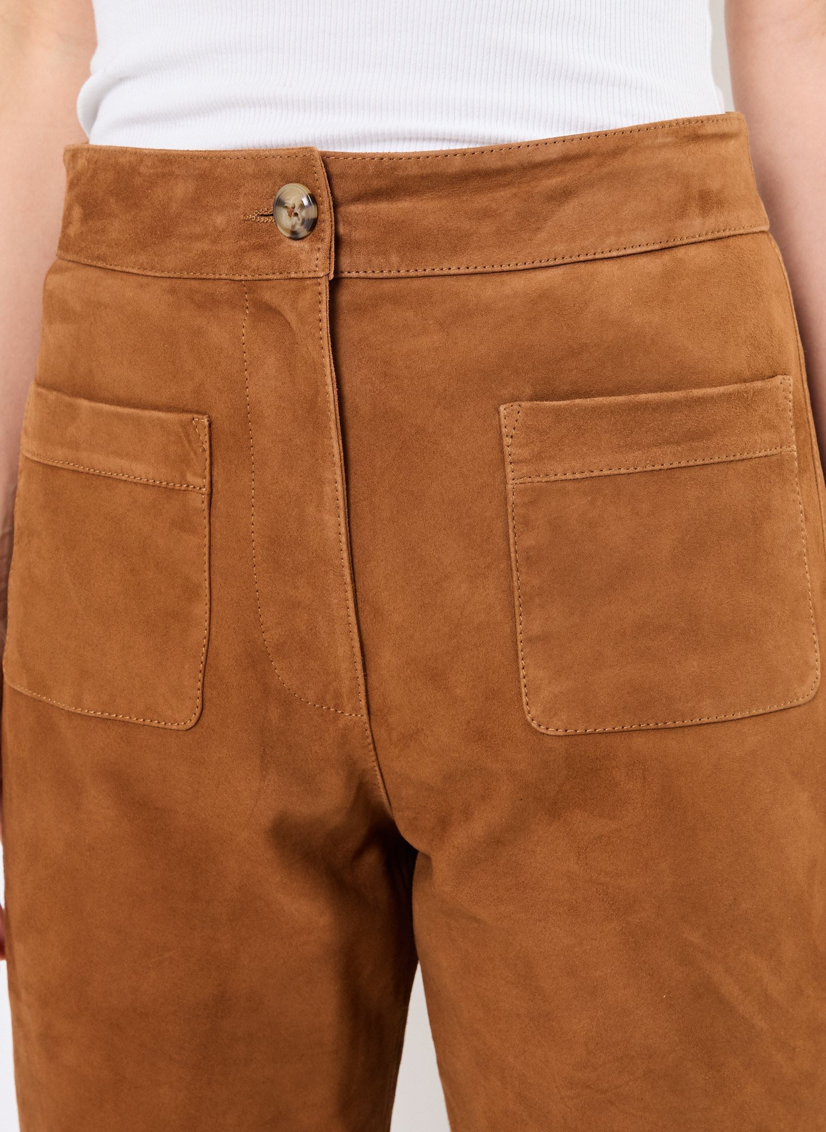 Wijde jeans / Flared Jeans Atlanty dames bruin La Petite Etoile Wijde jeans / Flared Jeans Atlanty dames bruin Camel