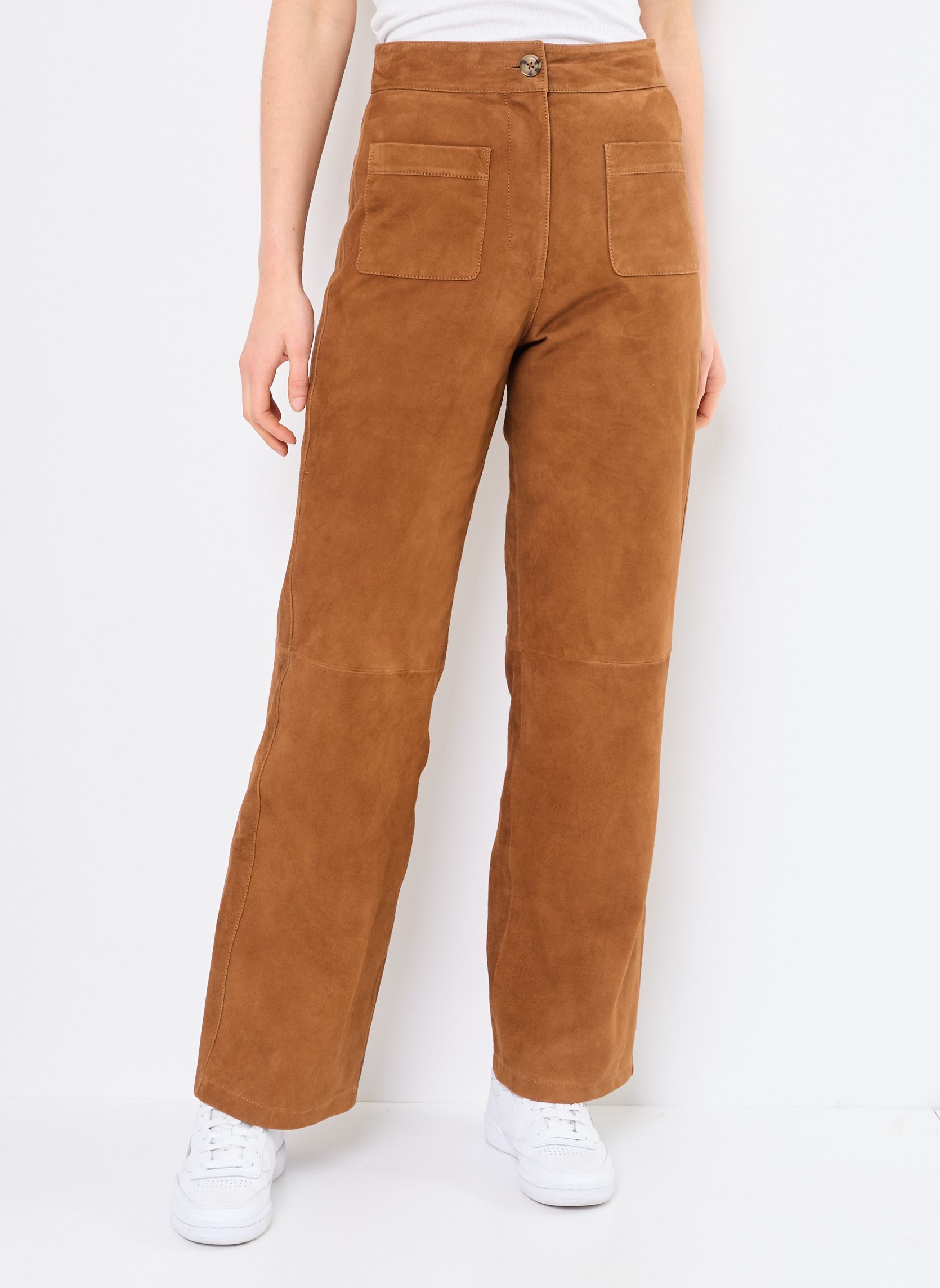 Wijde jeans / Flared Jeans Atlanty dames bruin La Petite Etoile Wijde jeans / Flared Jeans Atlanty dames bruin Camel