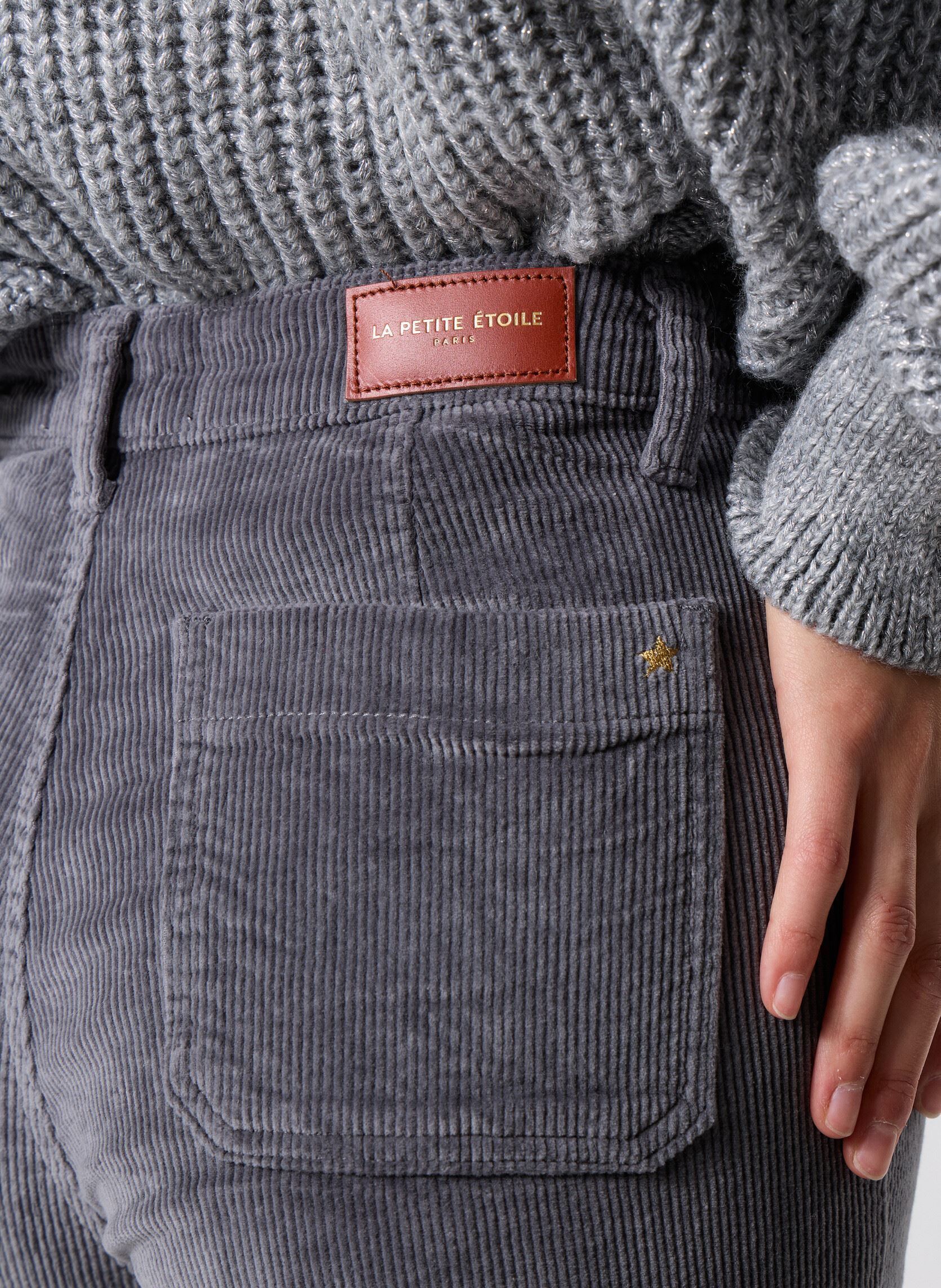 Wijde jeans / Flared Jeans Atlanty dames grijs La Petite Etoile Wijde jeans / Flared Jeans Atlanty dames grijs Gris
