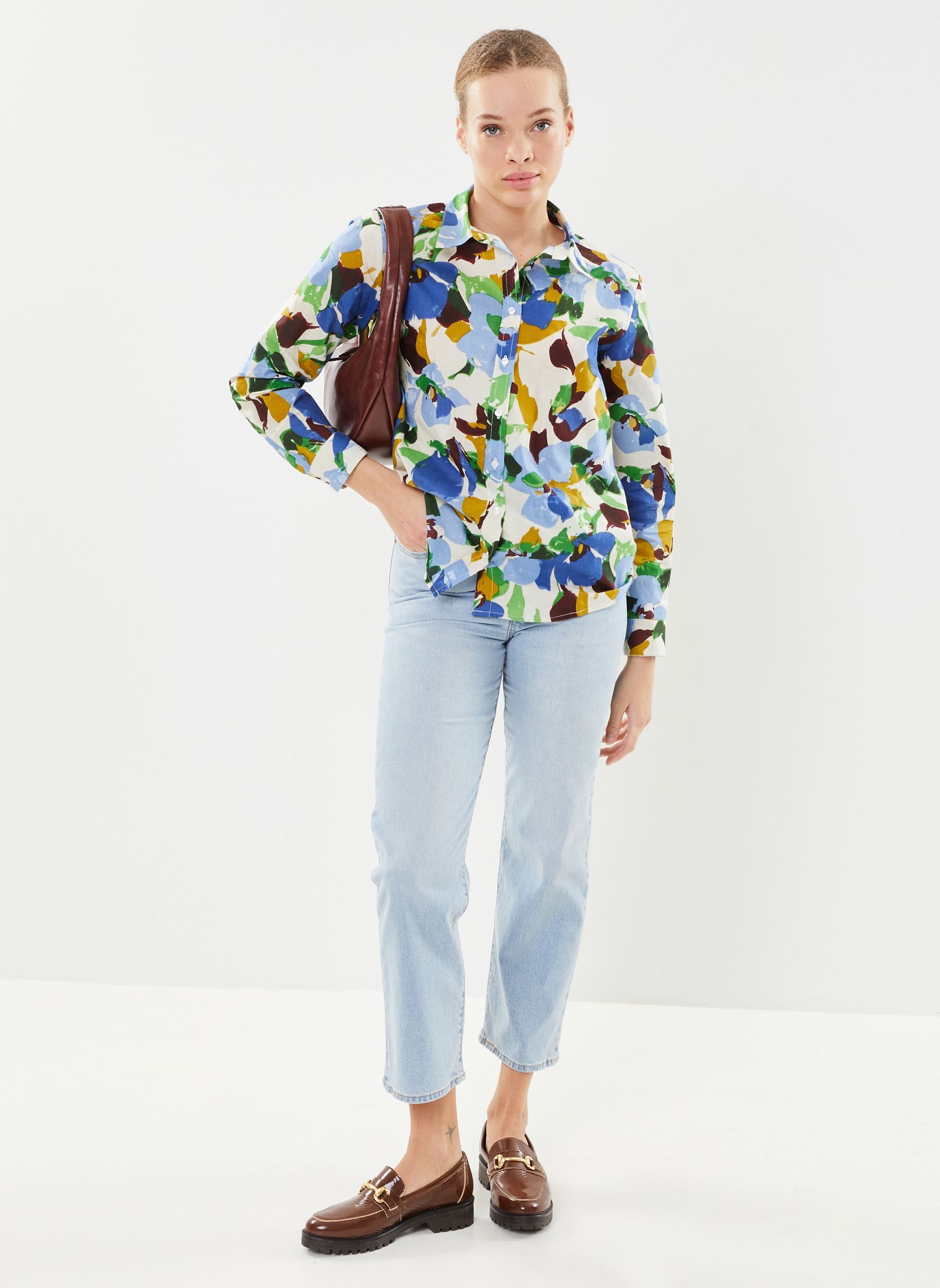 Langarm-Hemden Cadia damen mehrfarbig La Petite Etoile Langarm-Hemden Cadia damen mehrfarbig Aqua