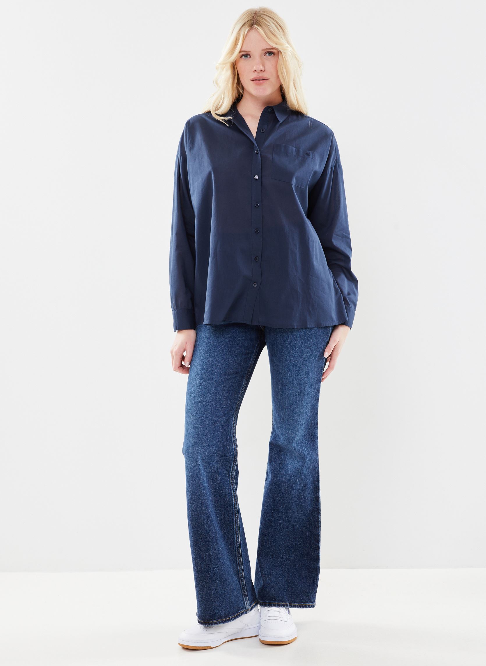 Camicie a maniche lunghe Coralia donna blu La Petite Etoile Camicie a maniche lunghe Coralia donna blu Marine