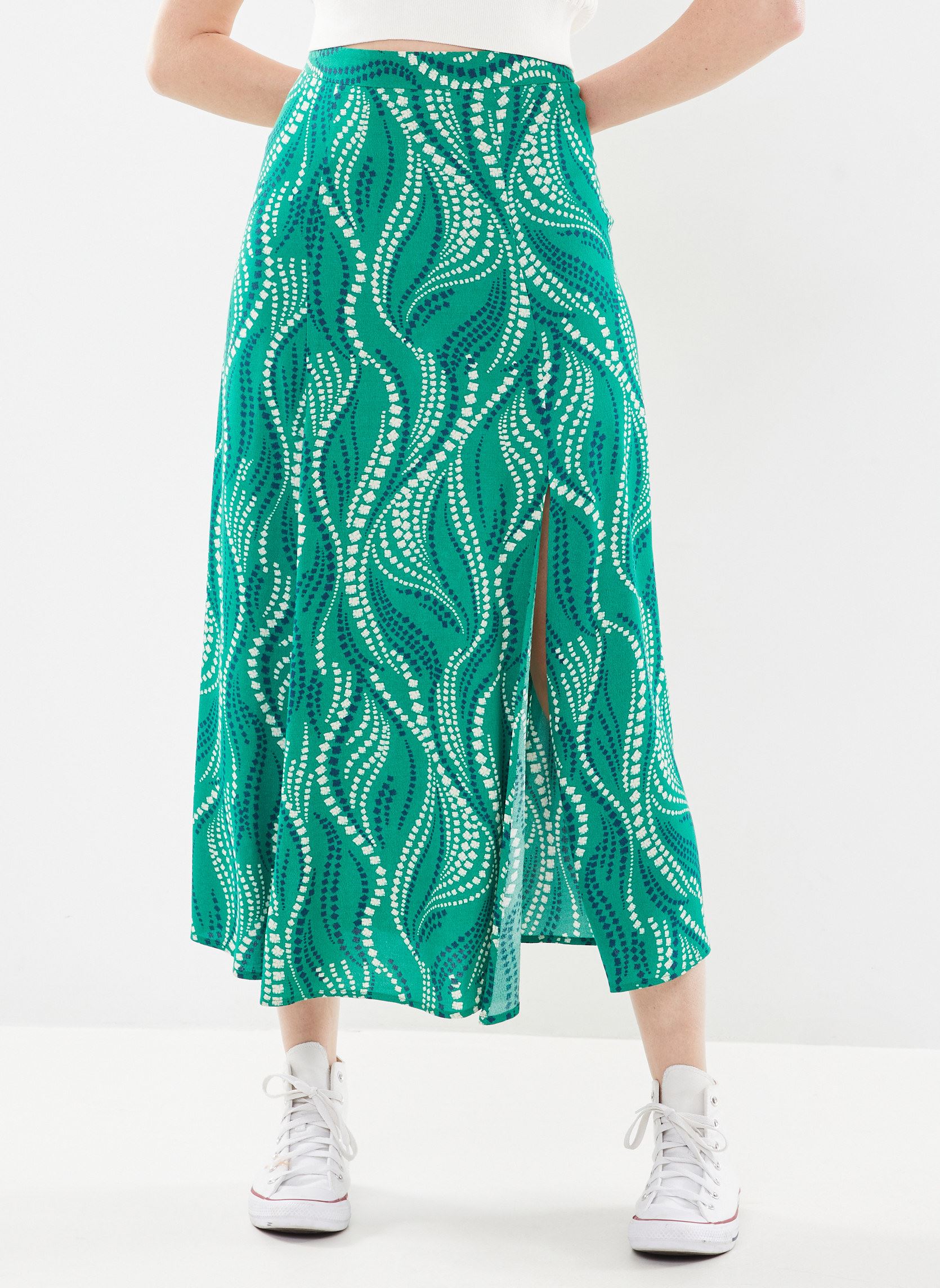 Jupes mi-longues Jema femme vert La Petite Etoile Jupes mi-longues Jema femme vert MUGUET