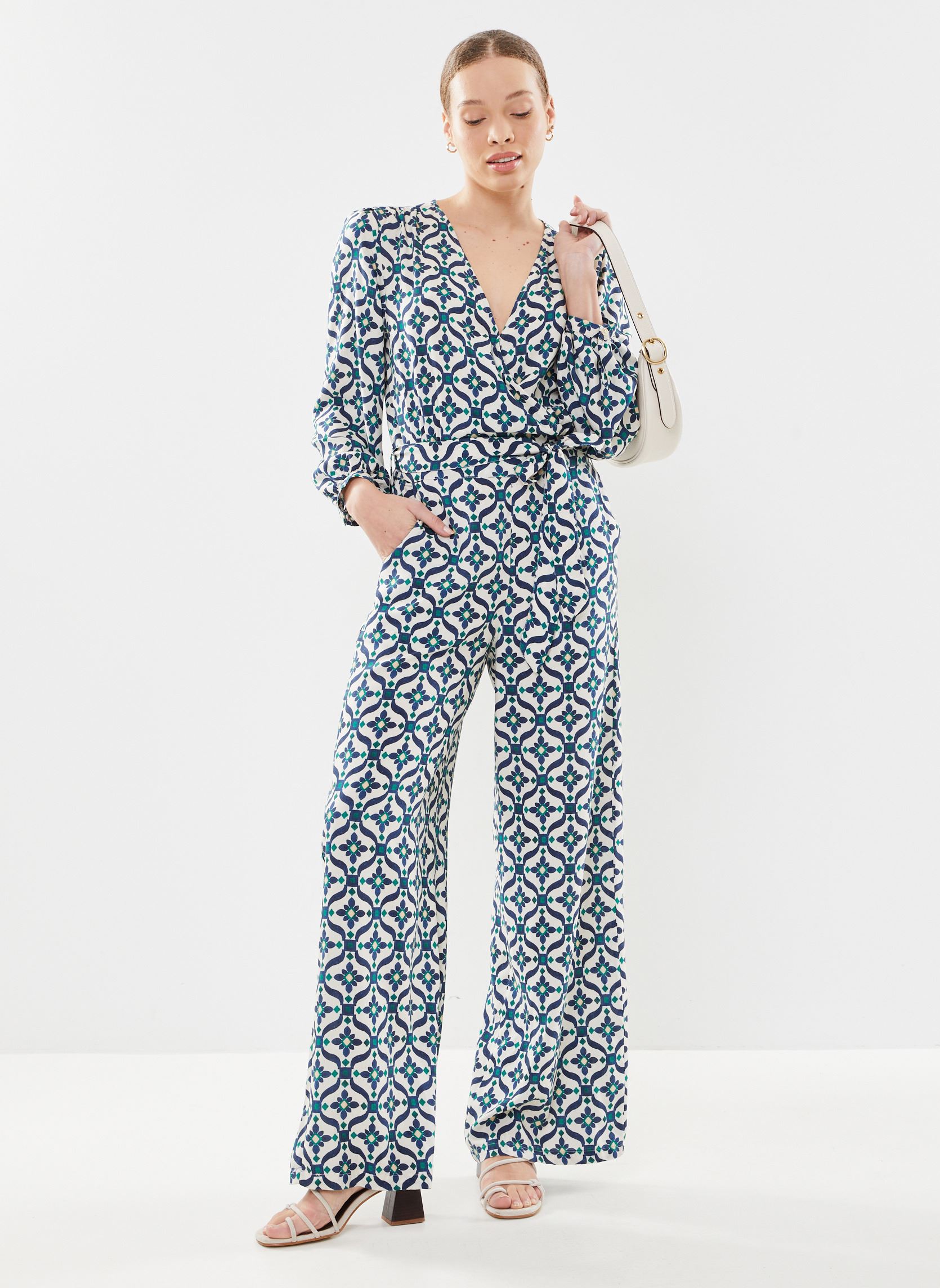 Combinaisons pantalon Lisetta femme bleu La Petite Etoile Combinaisons pantalon Lisetta femme bleu Geo