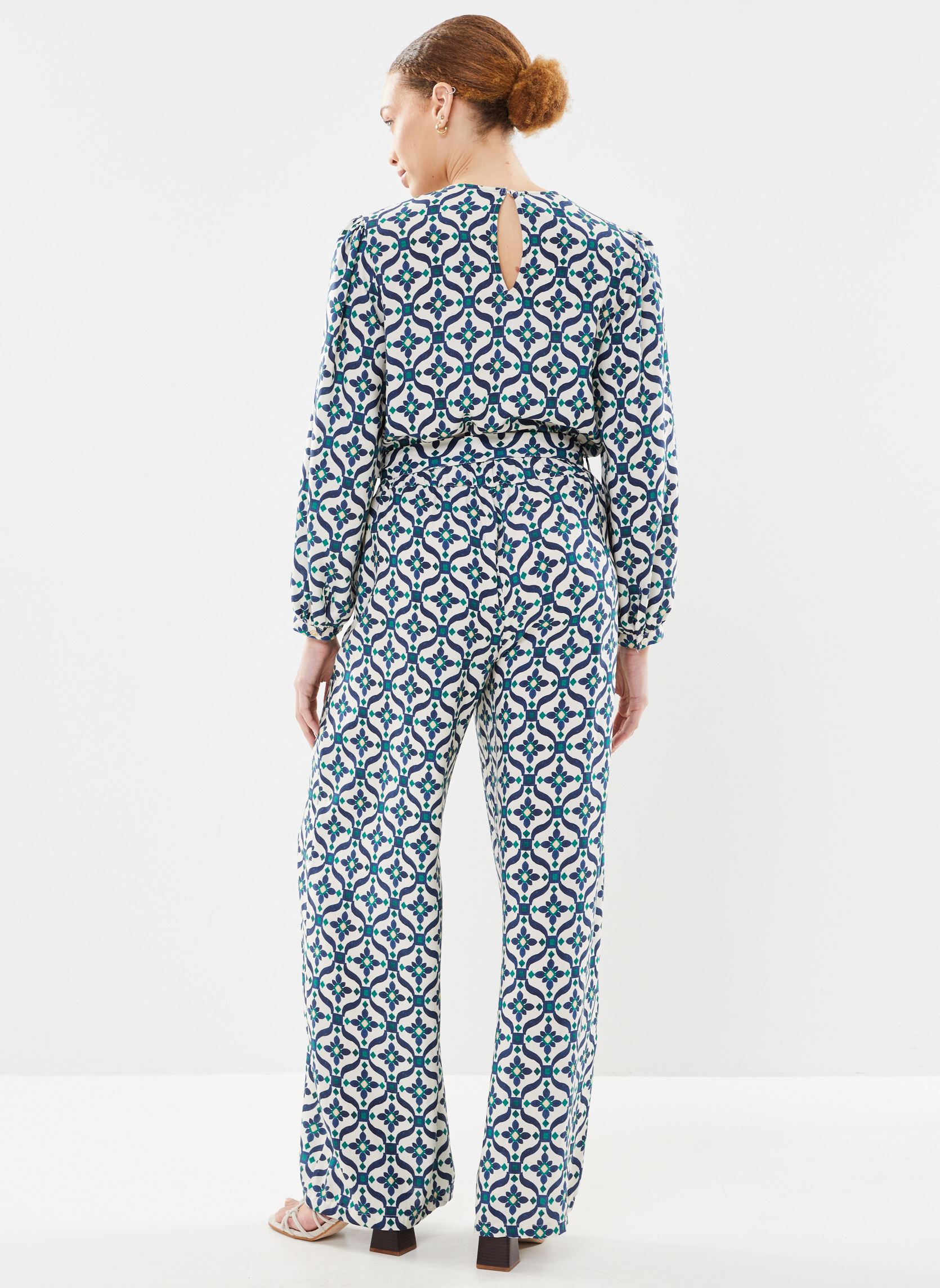 Combinaisons pantalon Lisetta femme bleu La Petite Etoile Combinaisons pantalon Lisetta femme bleu Geo