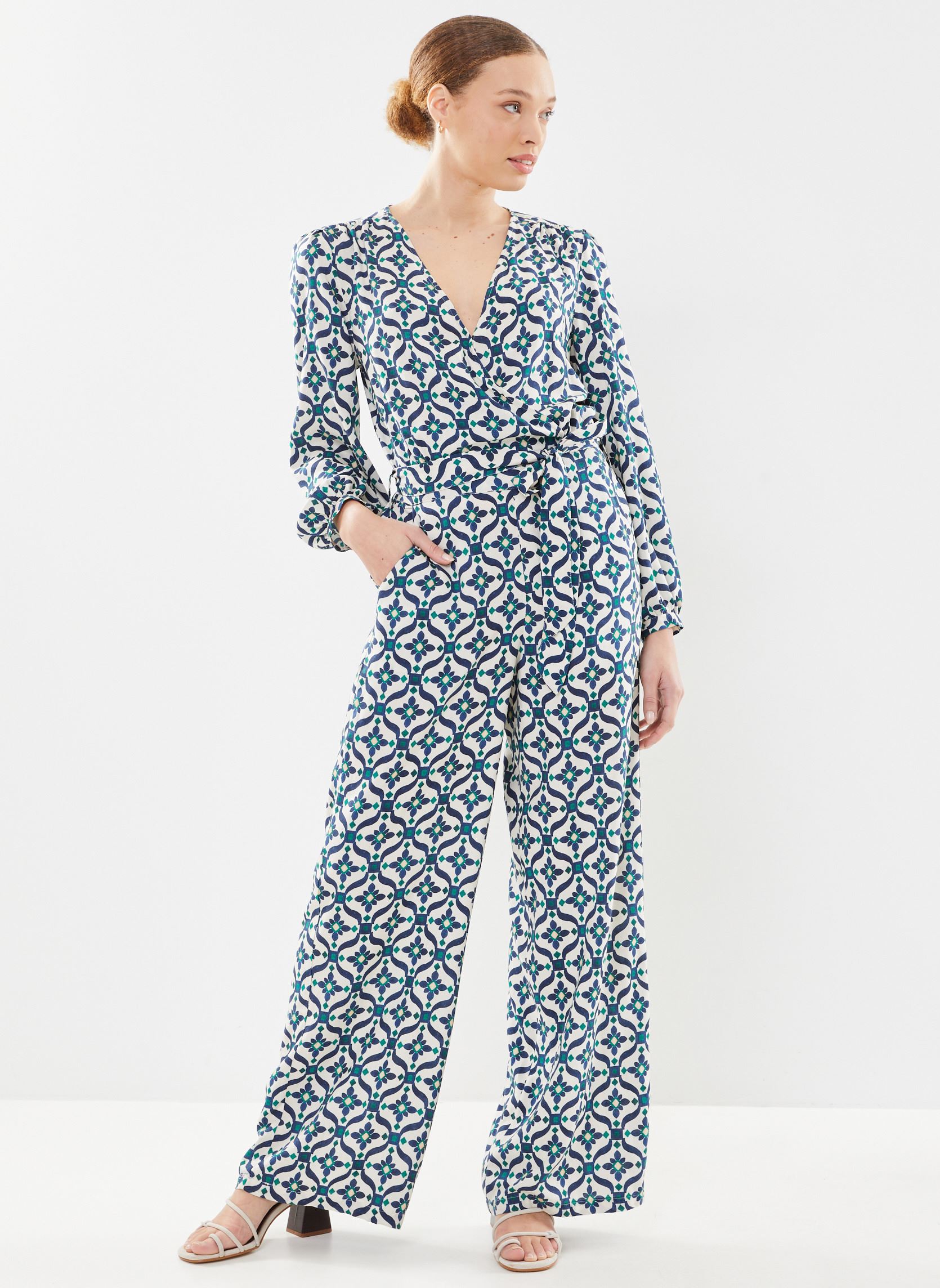 Combinaisons pantalon Lisetta femme bleu La Petite Etoile Combinaisons pantalon Lisetta femme bleu Geo