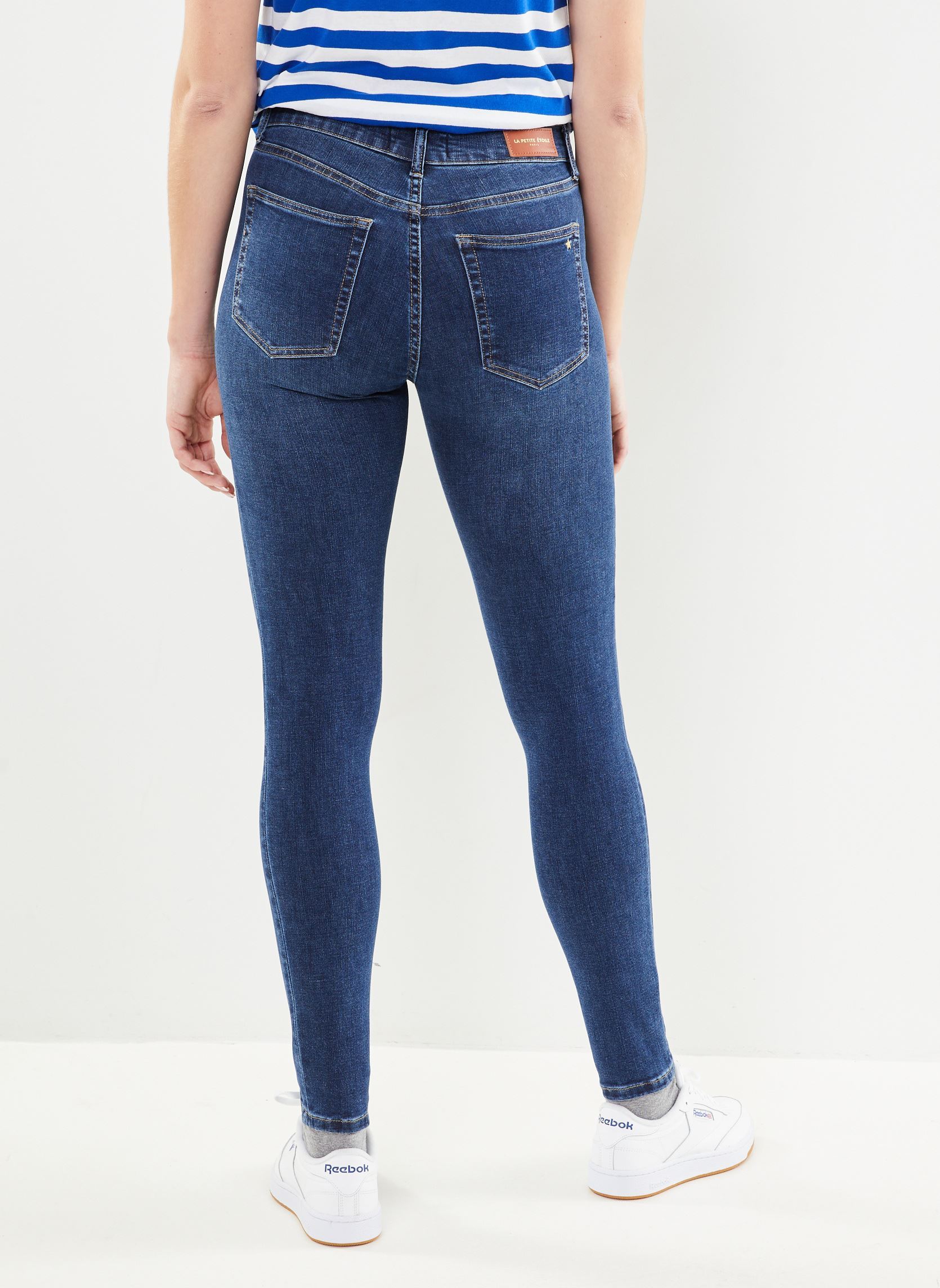 Vaqueros ajustados y entubados Maude W mujer azul La Petite Etoile Vaqueros ajustados y entubados Maude W mujer azul WASH