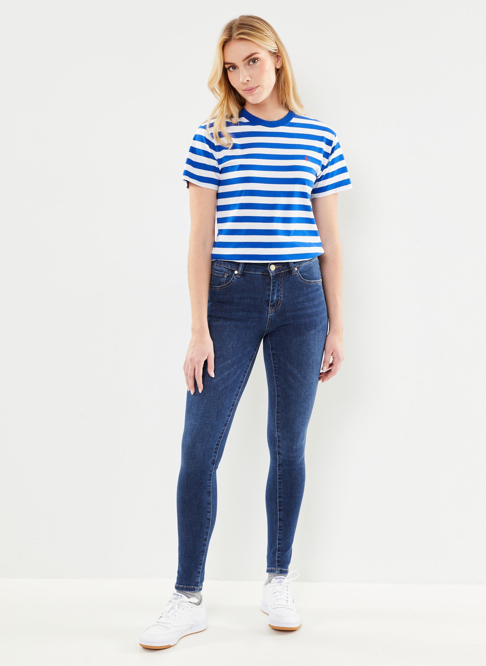 Vaqueros ajustados y entubados Maude W mujer azul La Petite Etoile Vaqueros ajustados y entubados Maude W mujer azul WASH