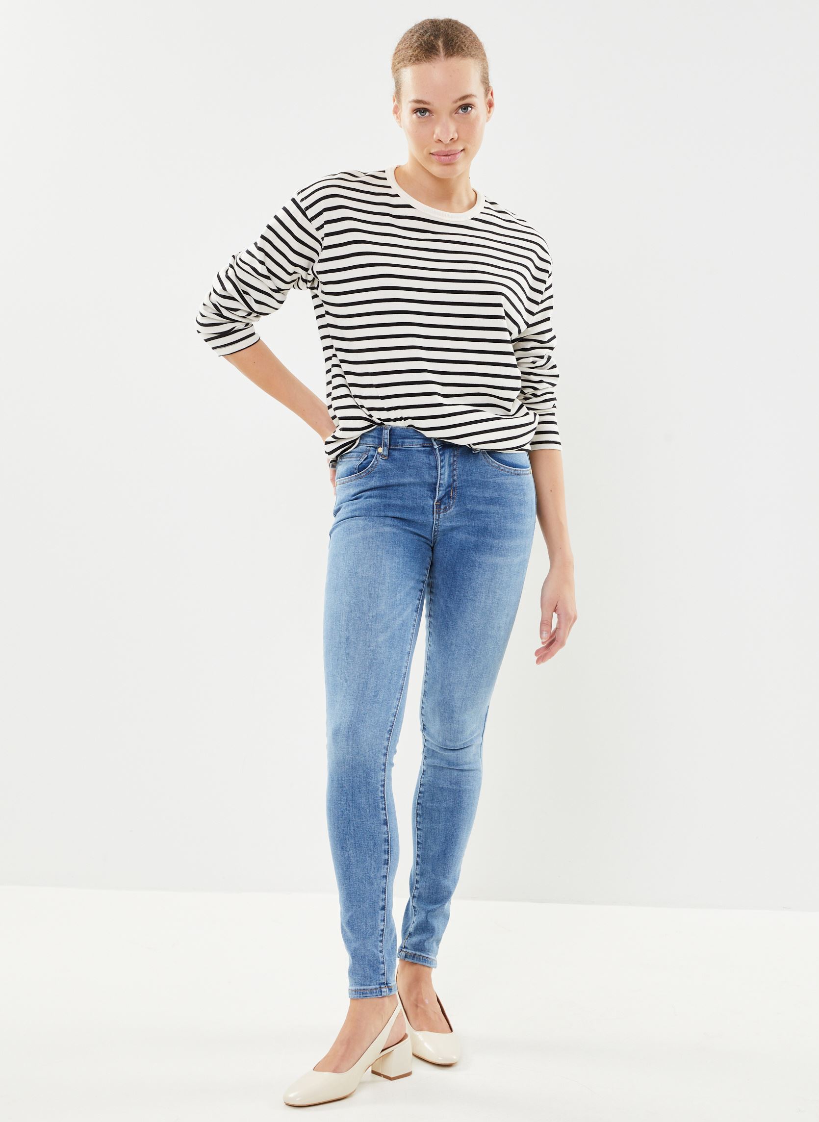 Slim Fit und Skinny Jeans Maude damen blau La Petite Etoile Slim Fit und Skinny Jeans Maude damen blau STONE