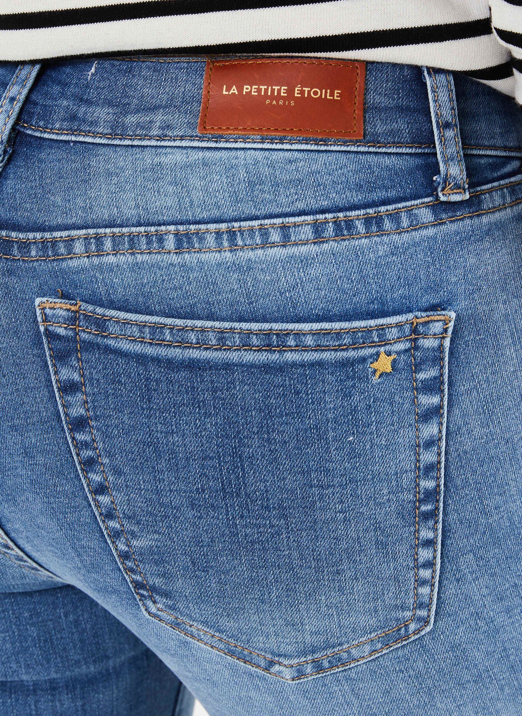 Slim Fit und Skinny Jeans Maude damen blau La Petite Etoile Slim Fit und Skinny Jeans Maude damen blau STONE