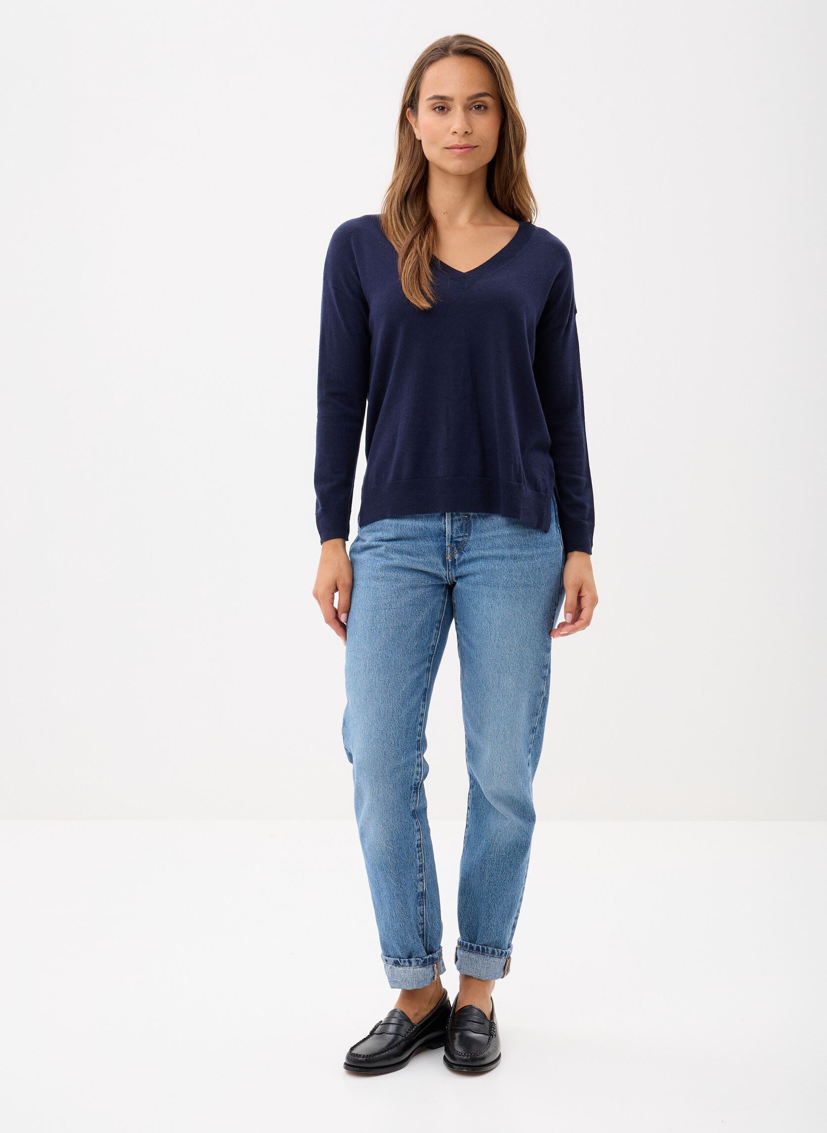 Pullover Melya damen blau La Petite Etoile Pullover Melya damen blau Marine