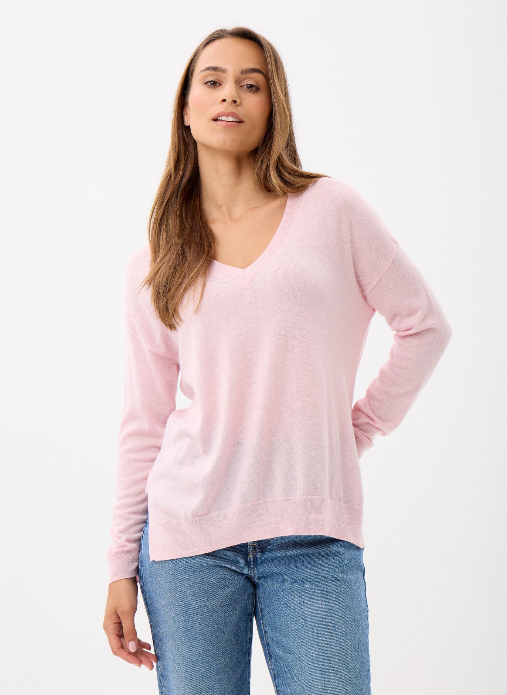 Pulls Melya femme rose La Petite Etoile Pulls Melya femme rose Poudre
