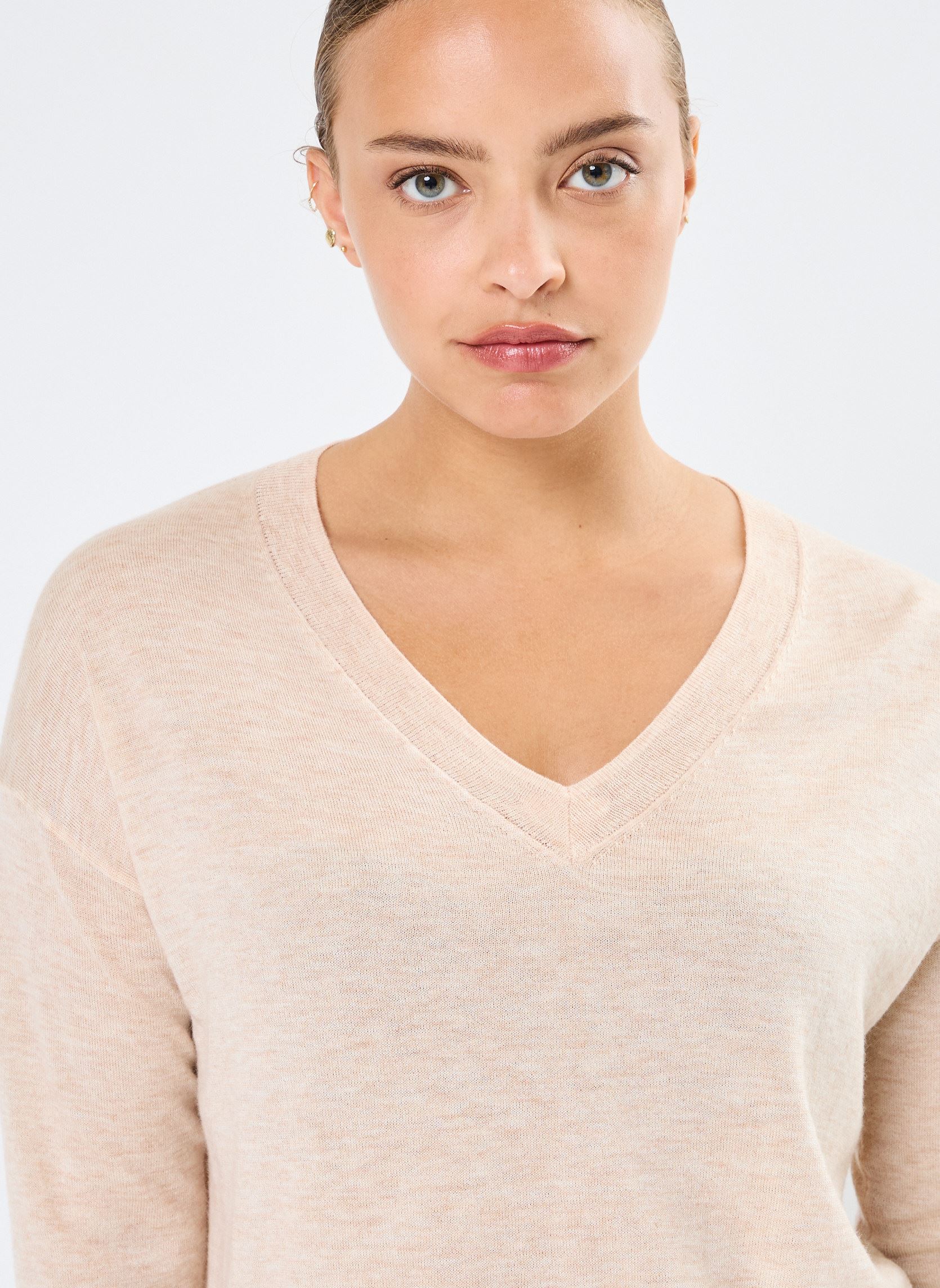 Pullover Melya damen beige La Petite Etoile Pullover Melya damen beige Beige