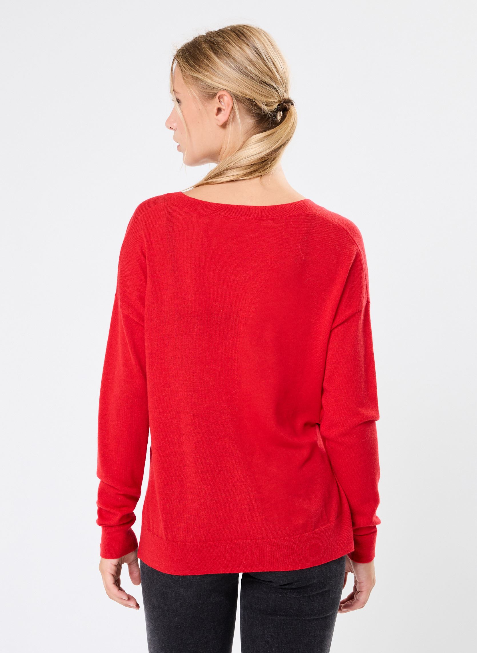 Pullover Melya damen rot La Petite Etoile Pullover Melya damen rot Rouge