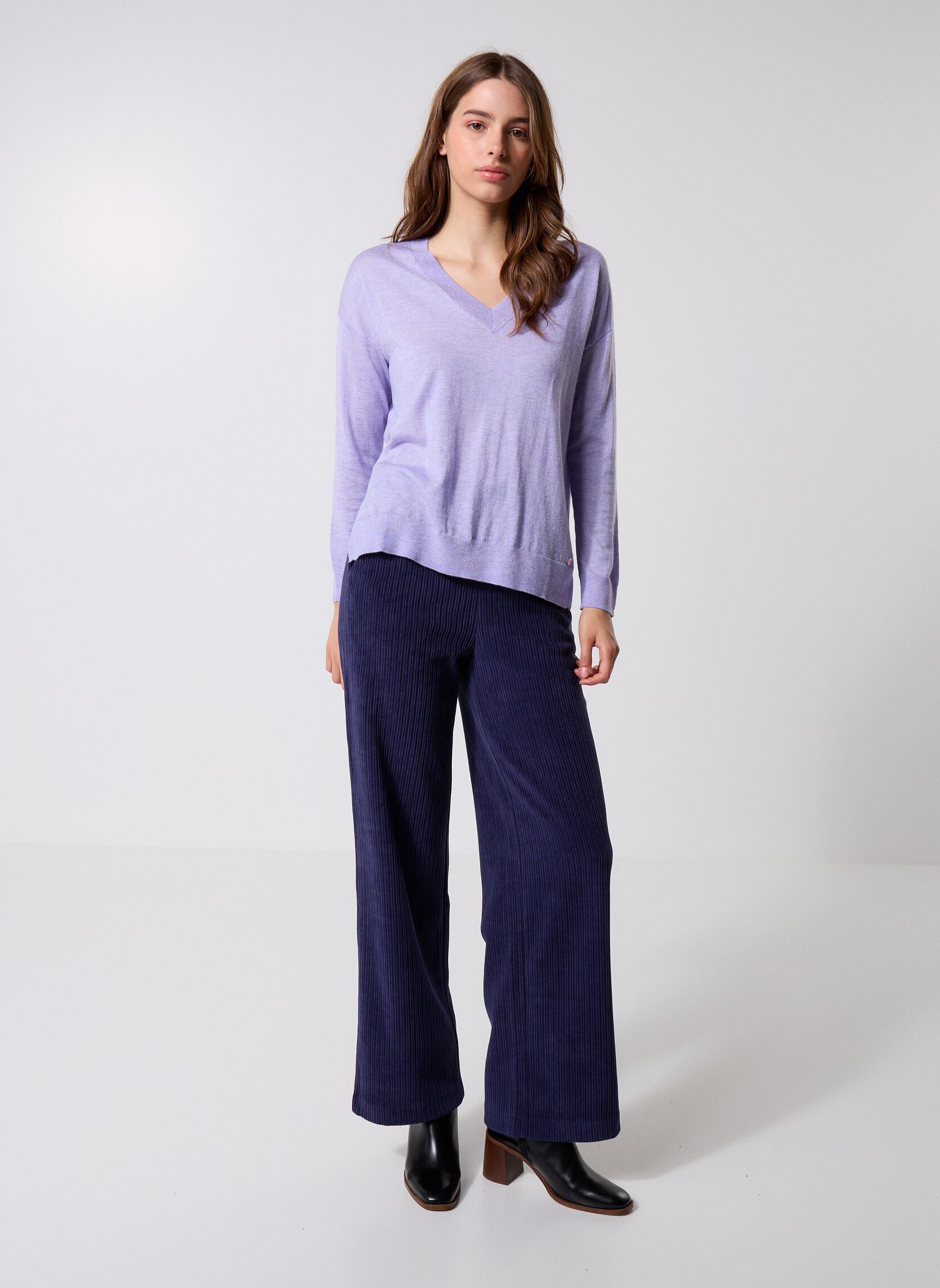 Pulls Melya femme violet La Petite Etoile Pulls Melya femme violet Parme