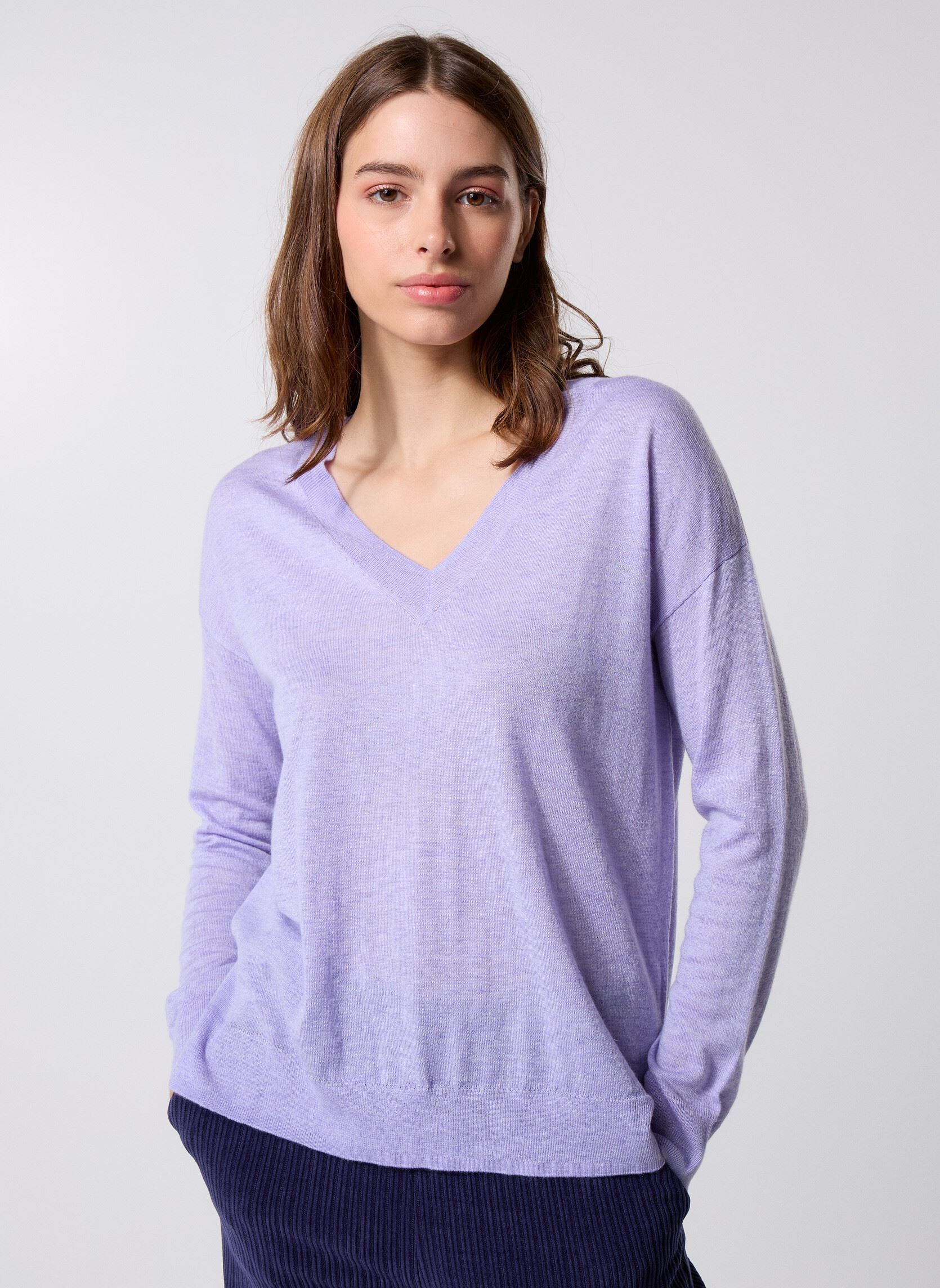 Pulls Melya femme violet La Petite Etoile Pulls Melya femme violet Parme