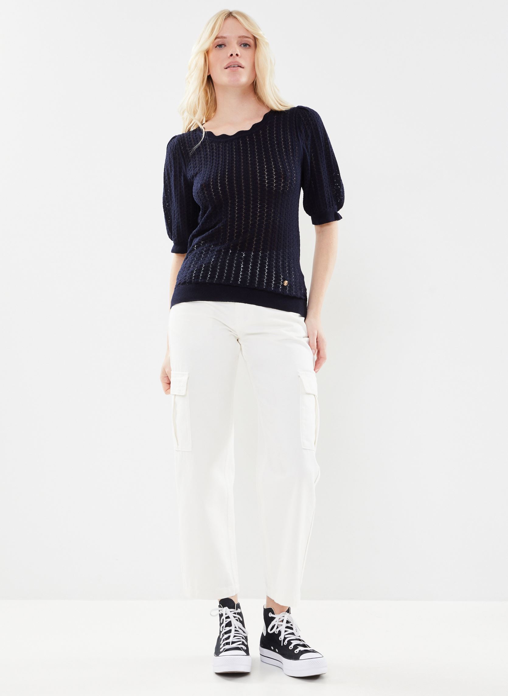 Pulls Mirta femme bleu La Petite Etoile Pulls Mirta femme bleu Marine