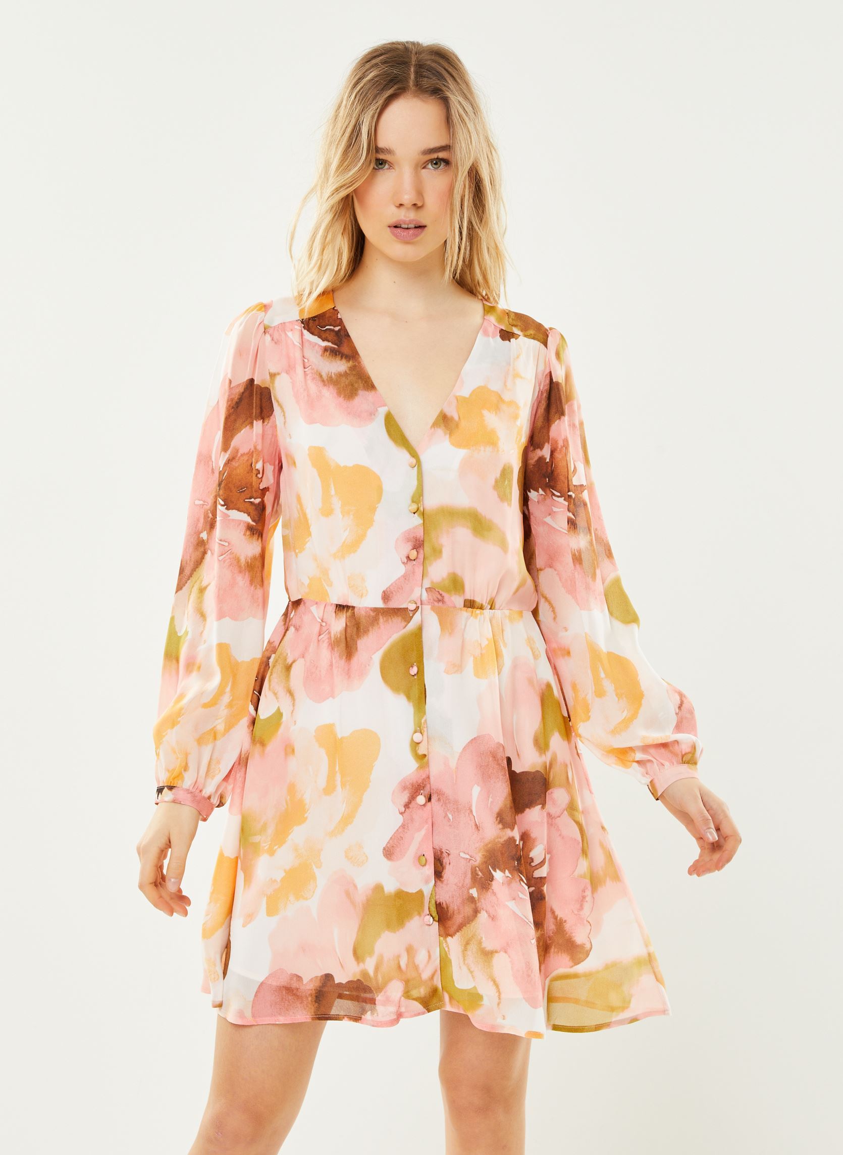 Jurken Ratia dames roze La Petite Etoile Jurken Ratia dames roze ROMANCE