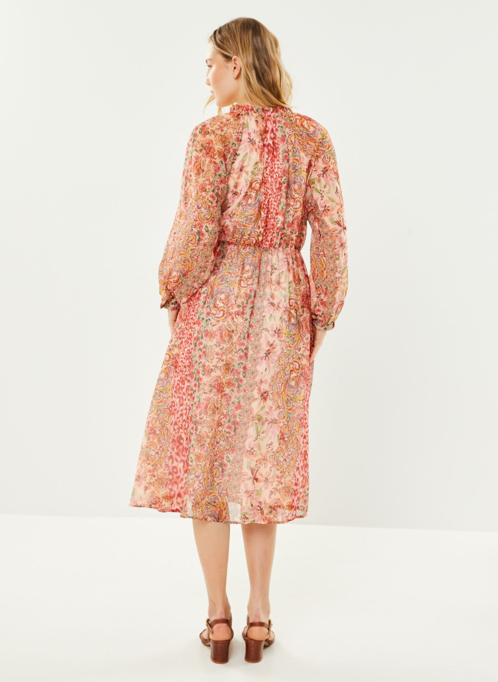Lange Kleider Rena damen mehrfarbig La Petite Etoile Lange Kleider Rena damen mehrfarbig PATCHWORK