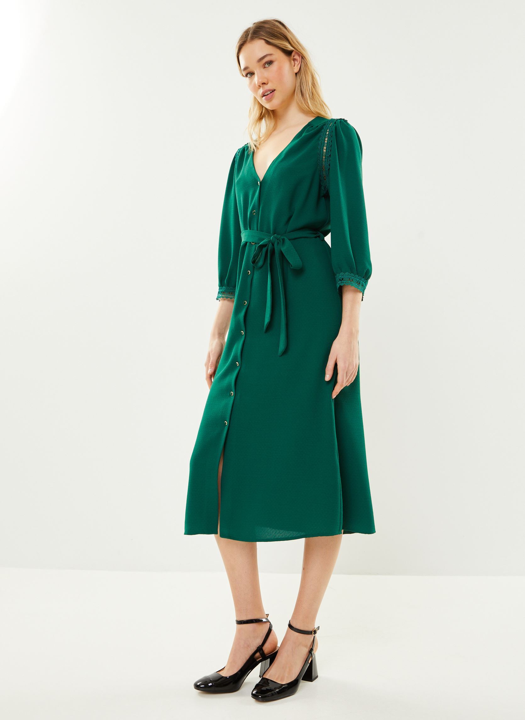 Lange Kleider Rouba damen grün La Petite Etoile Lange Kleider Rouba damen grün Vert