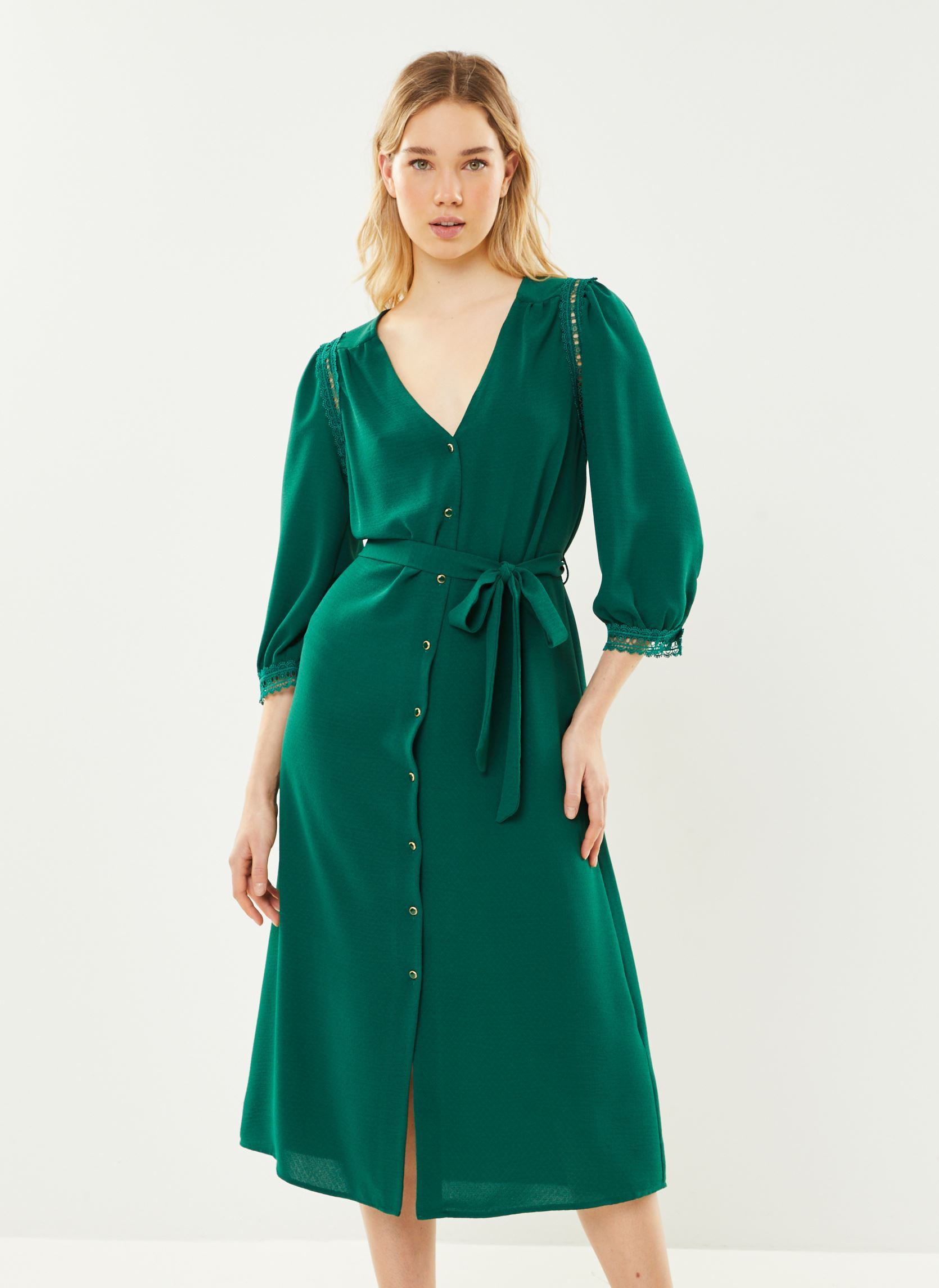 Lange Kleider Rouba damen grün La Petite Etoile Lange Kleider Rouba damen grün Vert