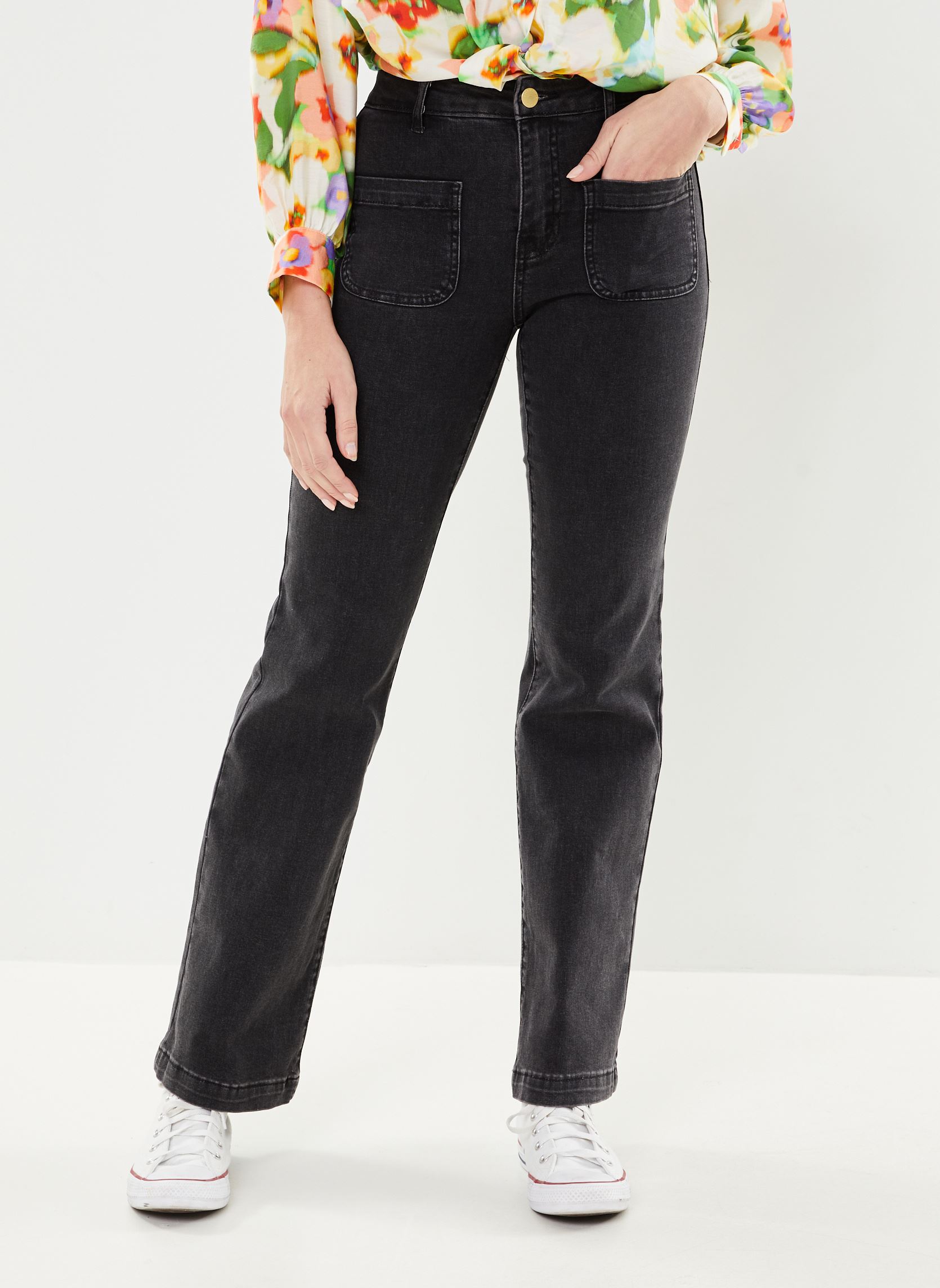 Weite Jeans Sonny G A damen schwarz La Petite Etoile Weite Jeans Sonny G A damen schwarz Gris