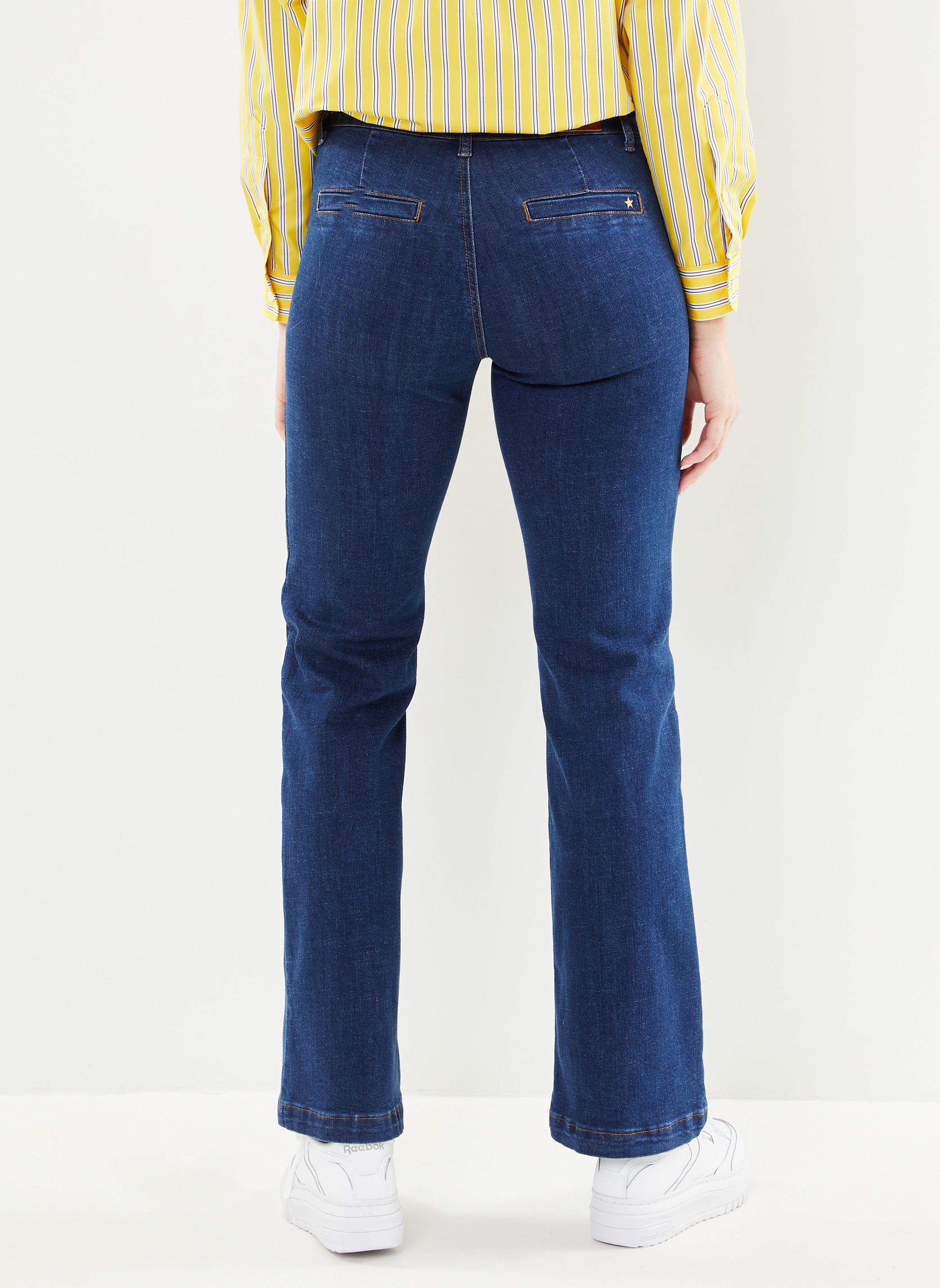 Wijde jeans / Flared Jeans Sonny W A dames blauw La Petite Etoile Wijde jeans / Flared Jeans Sonny W A dames blauw Wash