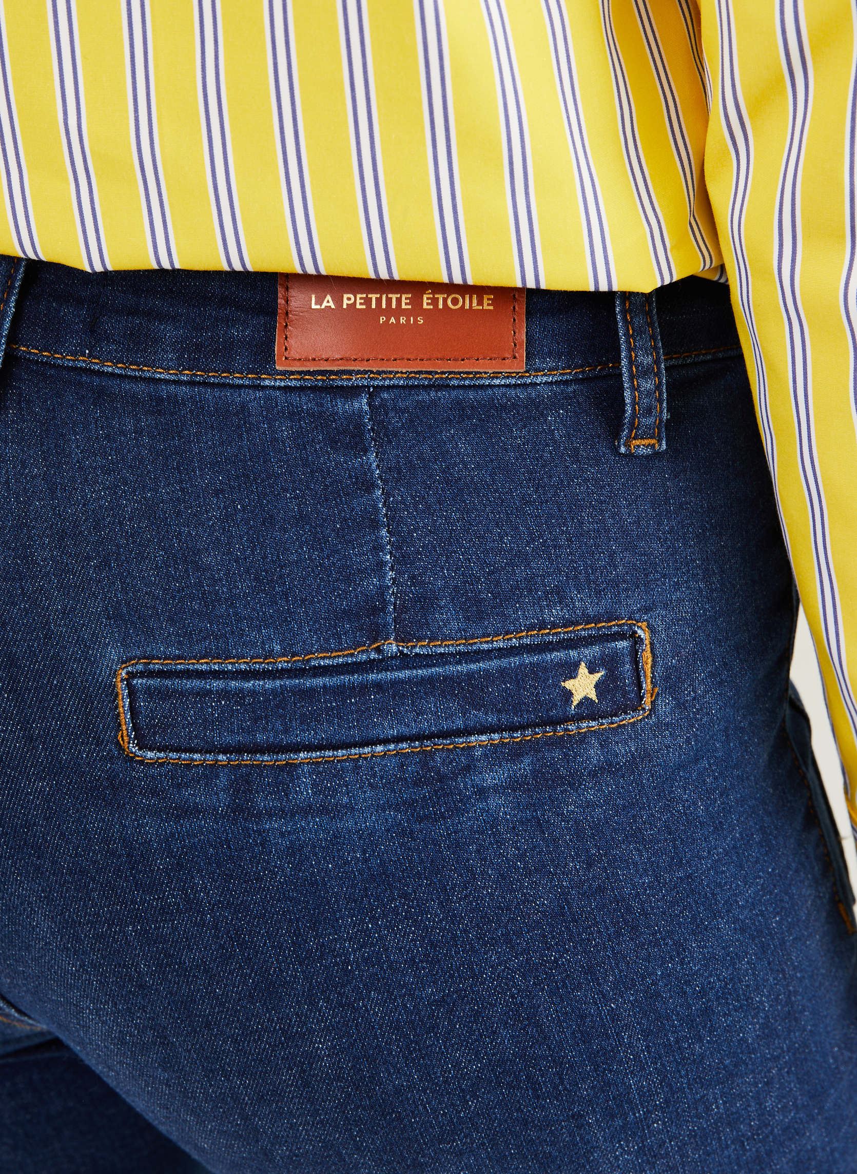 Wijde jeans / Flared Jeans Sonny W A dames blauw La Petite Etoile Wijde jeans / Flared Jeans Sonny W A dames blauw Wash