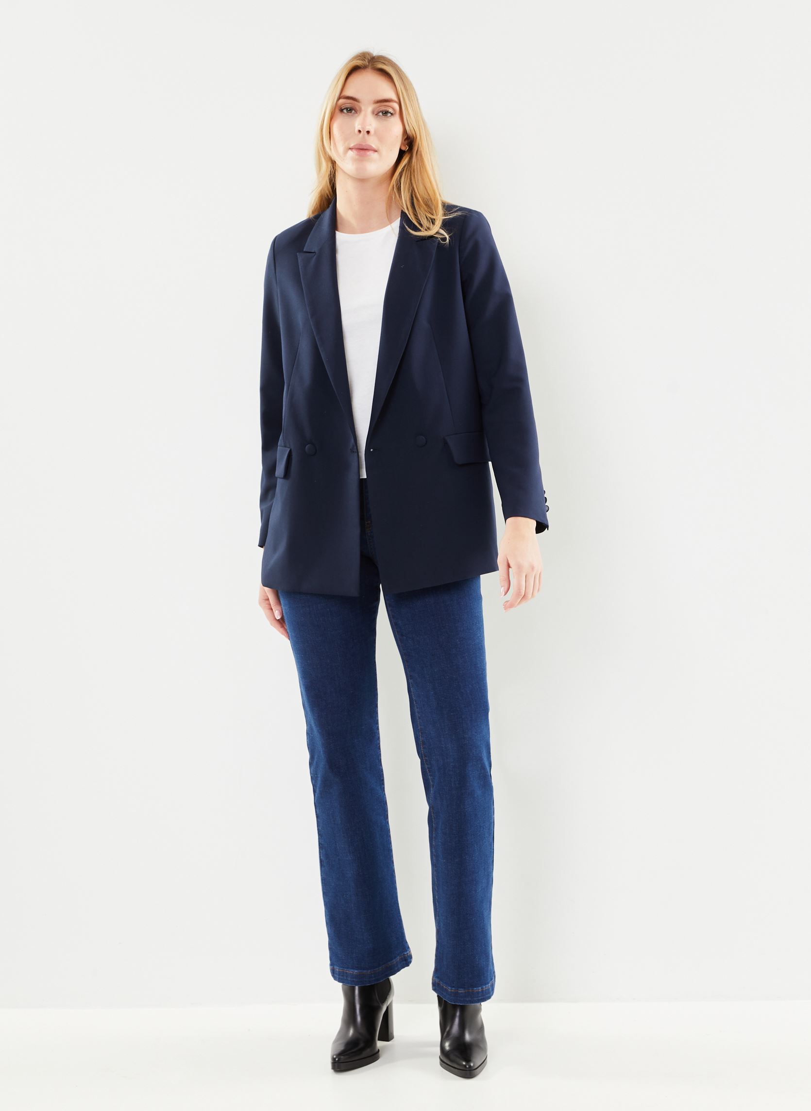 Blazer Virgy dames blauw La Petite Etoile Blazer Virgy dames blauw Marine