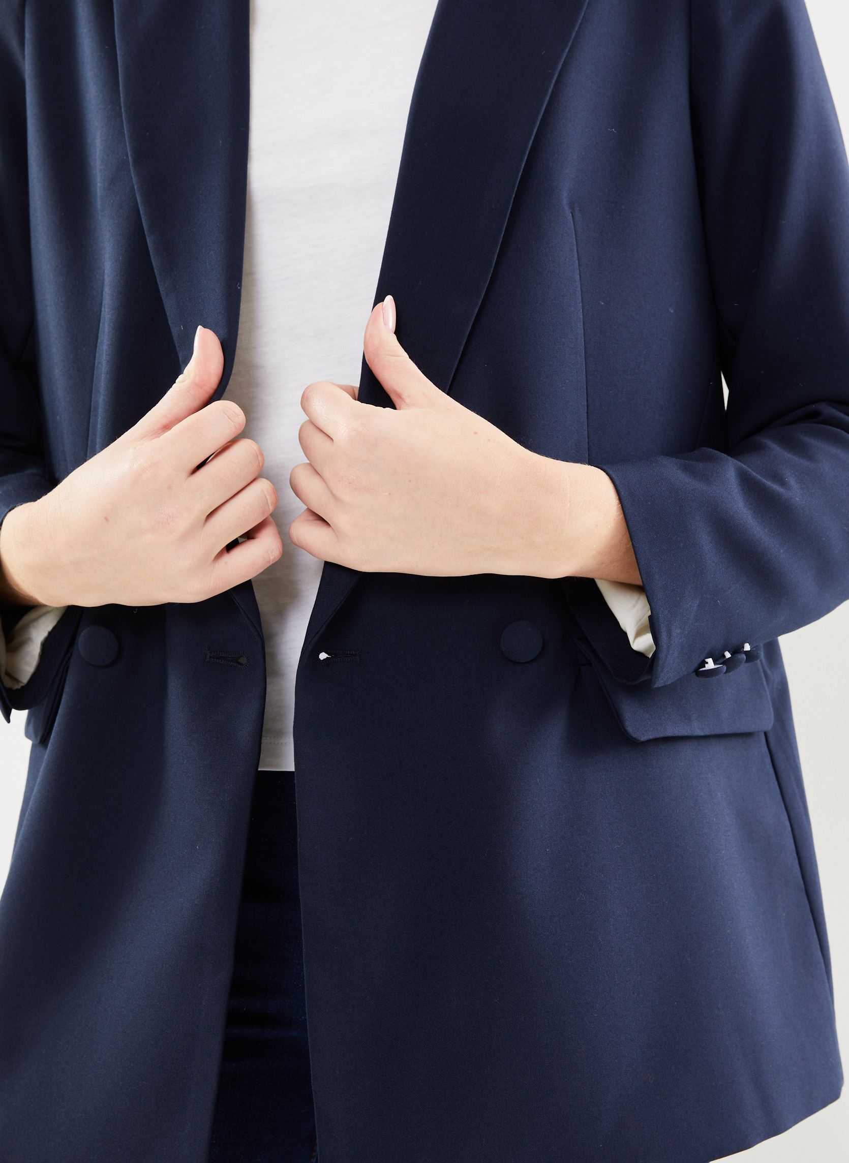 Blazer Virgy dames blauw La Petite Etoile Blazer Virgy dames blauw Marine