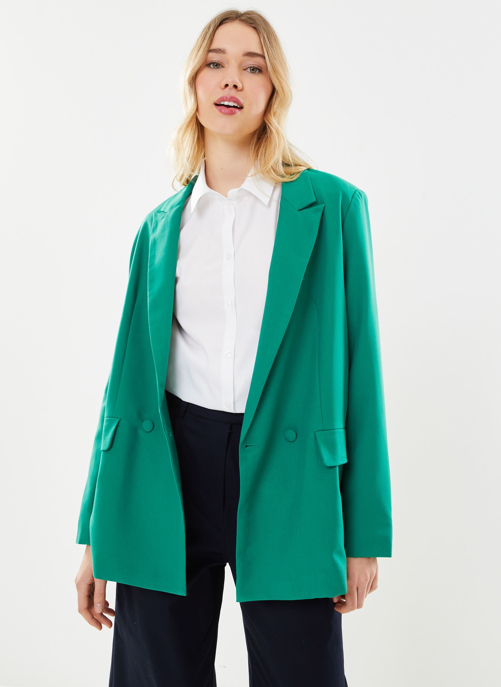 Blazer Virgy dames groen La Petite Etoile Blazer Virgy dames groen Vert