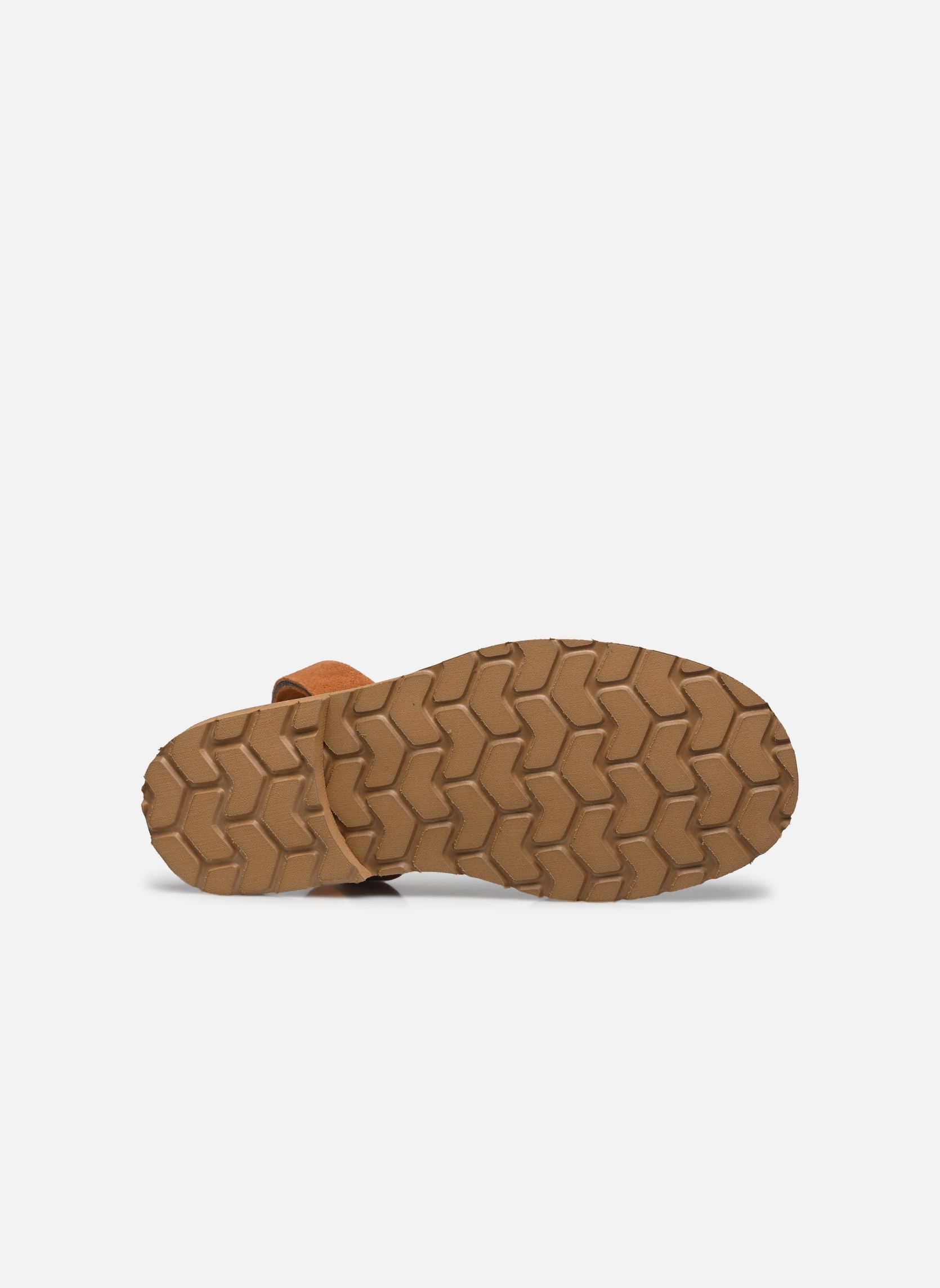 Flache Sandalen Avarca Daim damen braun Minorquines Flache Sandalen Avarca Daim damen braun CUERO