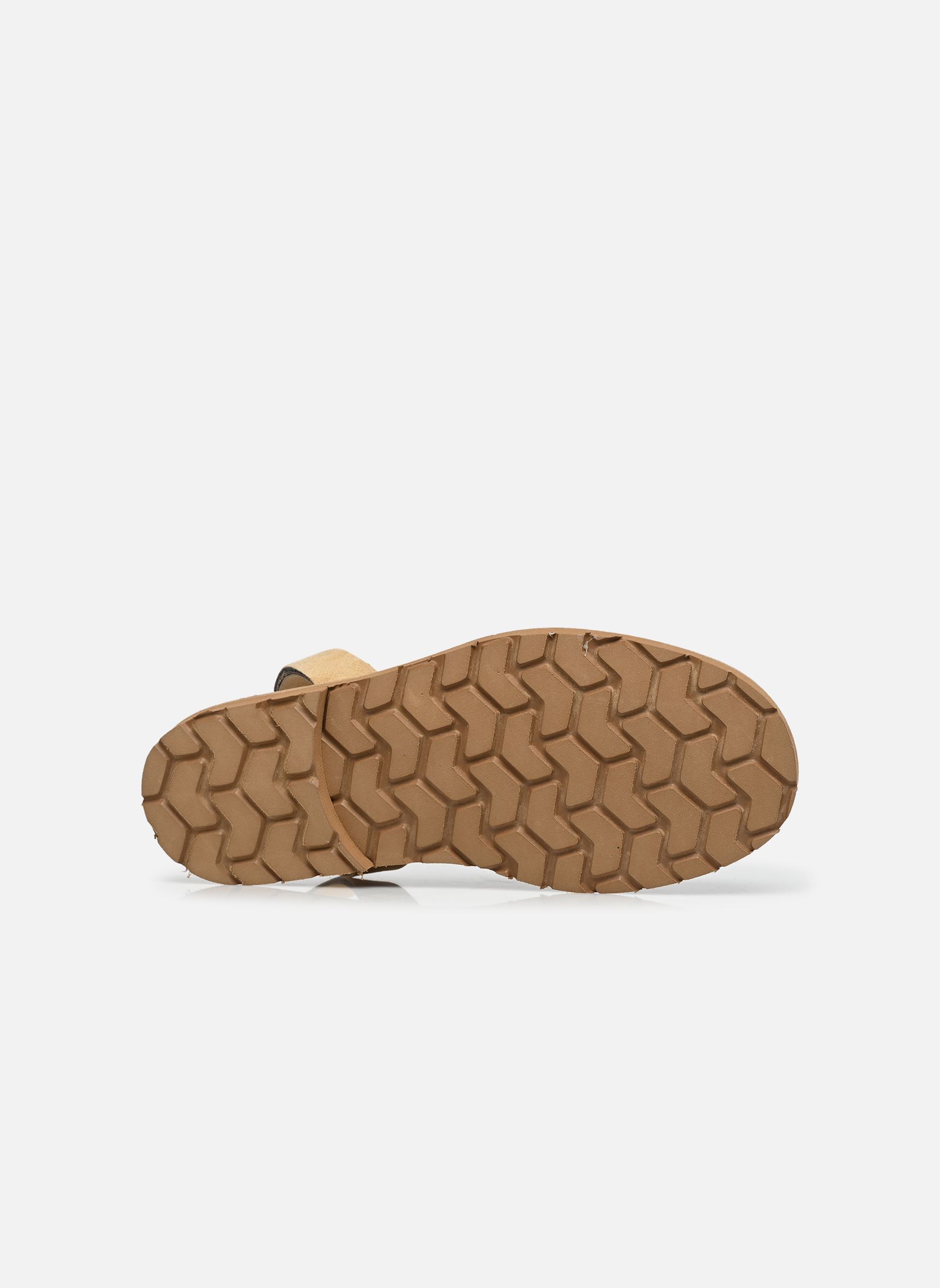 Flache Sandalen Avarca Daim damen beige Minorquines Flache Sandalen Avarca Daim damen beige PLEYADE