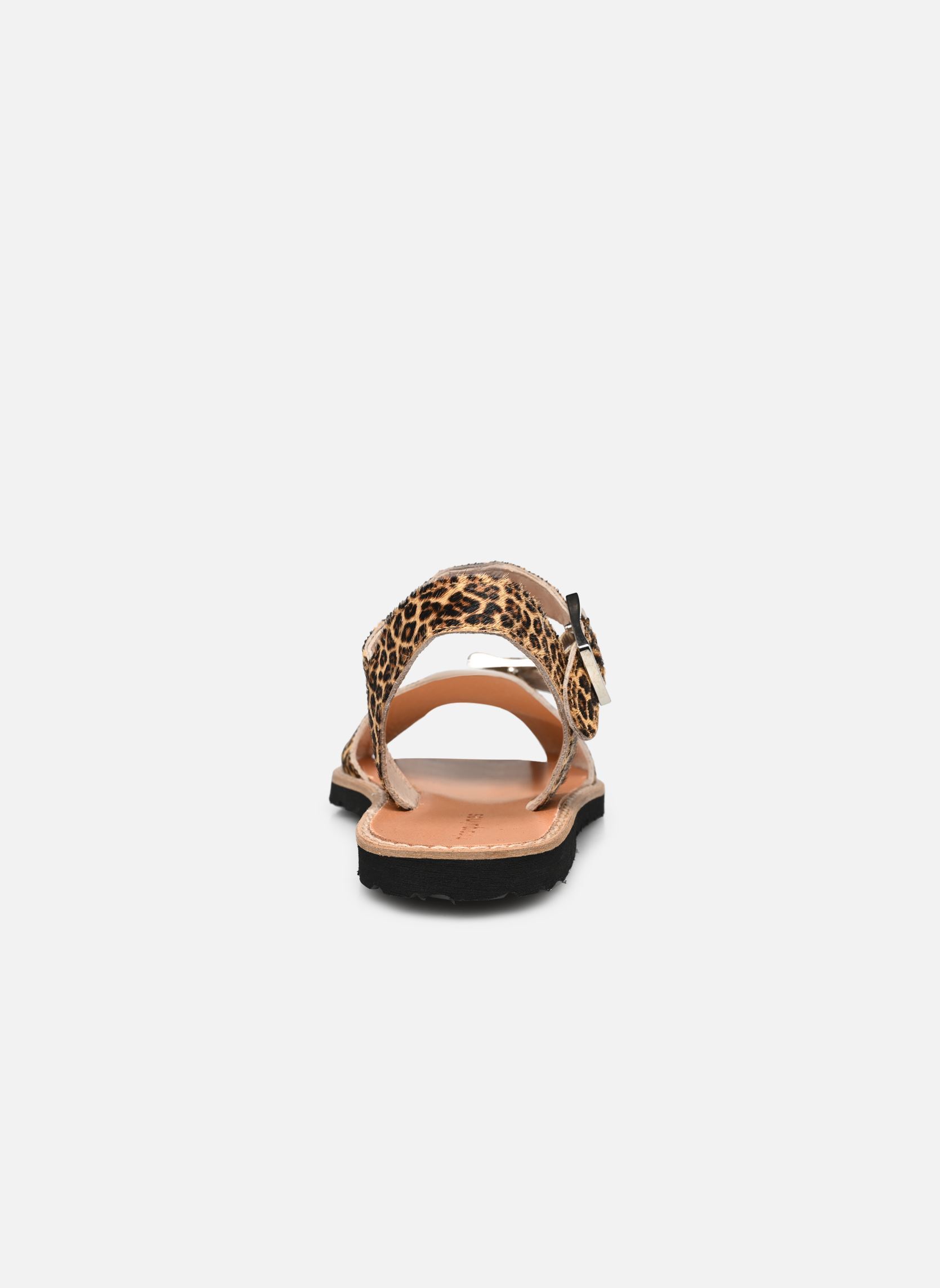 Flache Sandalen Avarca Boucle Mini Léo damen braun Minorquines Flache Sandalen Avarca Boucle Mini Léo damen braun MINI LÉO