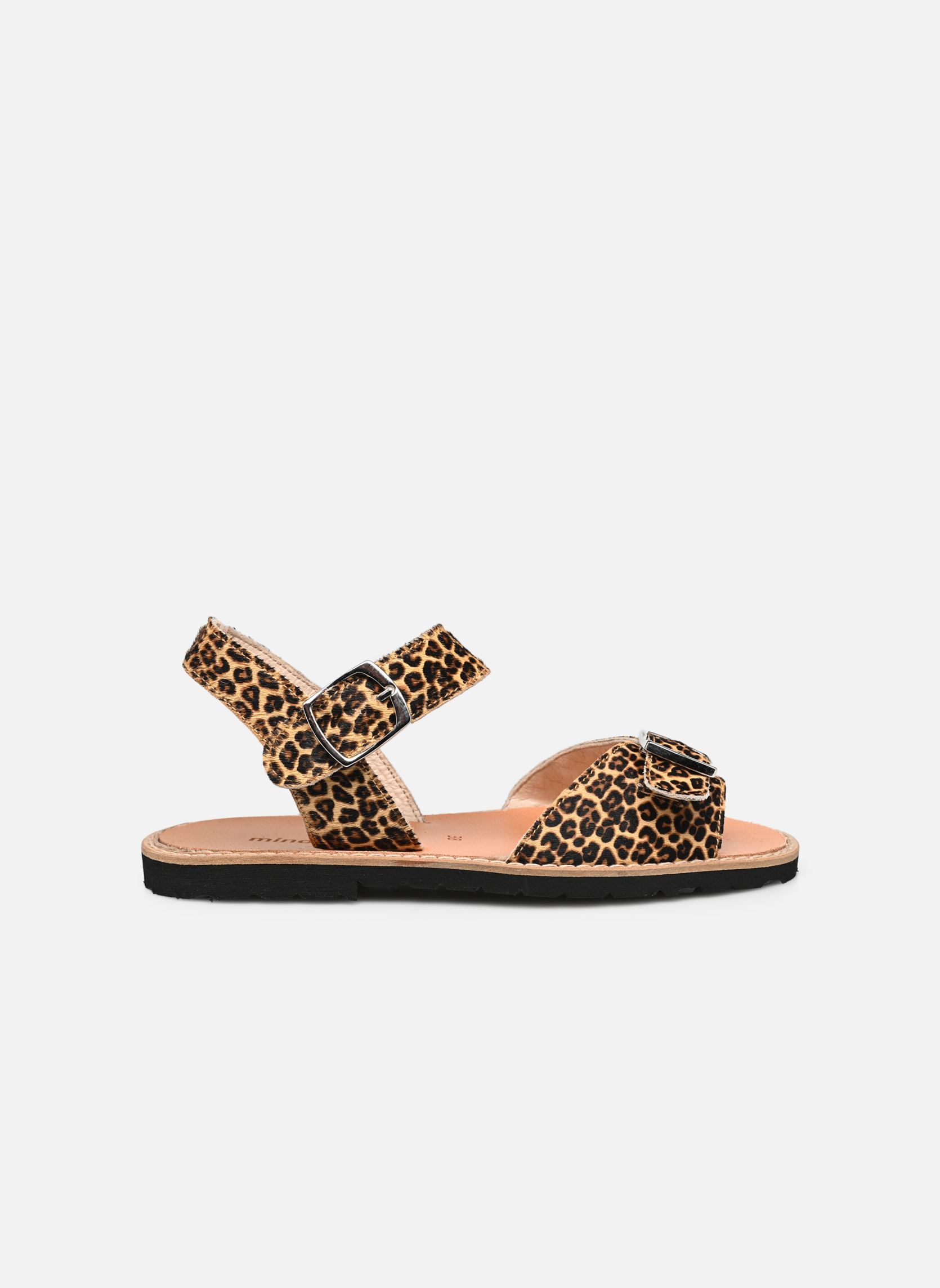 Flache Sandalen Avarca Boucle Mini Léo damen braun Minorquines Flache Sandalen Avarca Boucle Mini Léo damen braun MINI LÉO