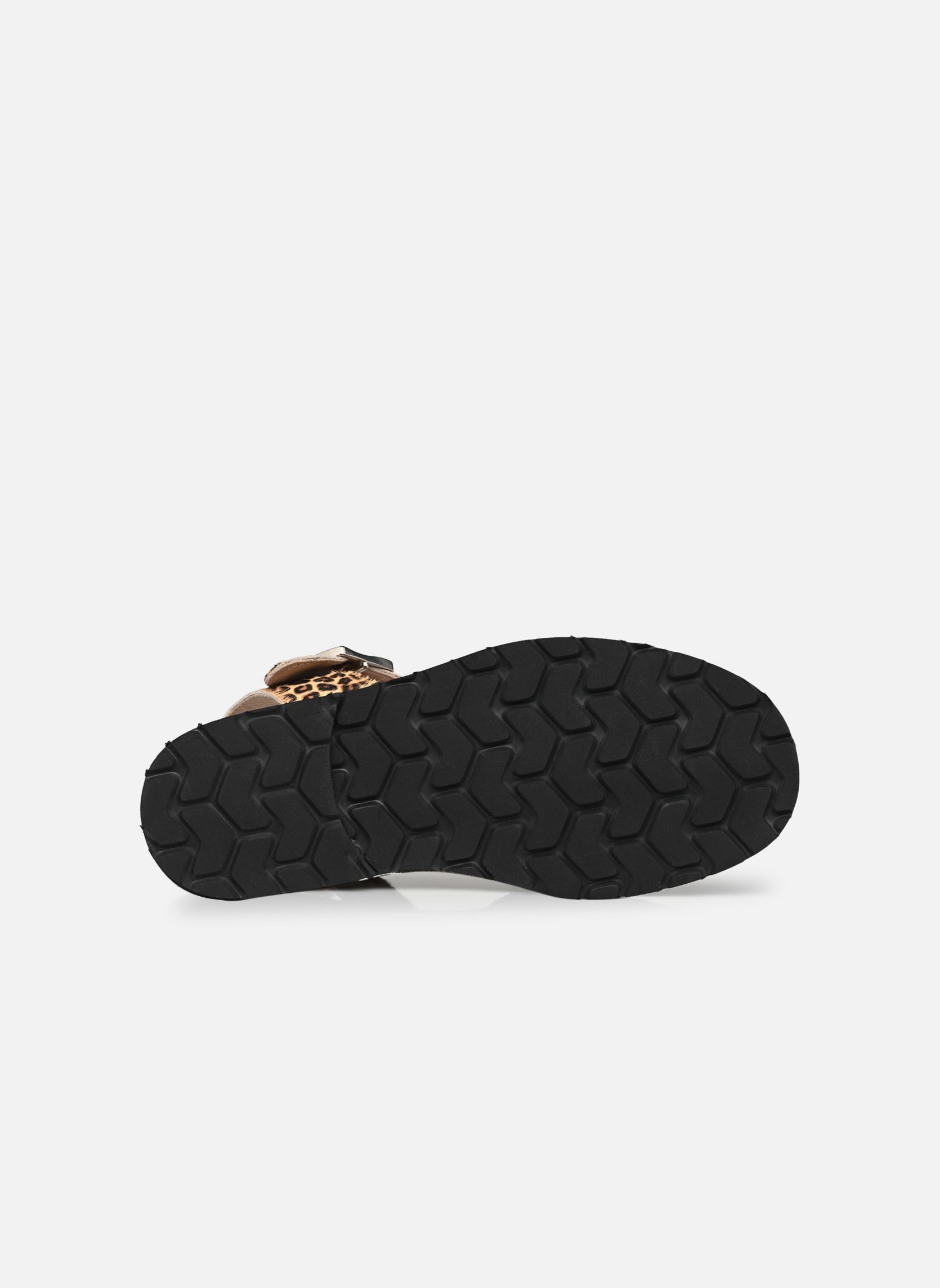 Flache Sandalen Avarca Boucle Mini Léo damen braun Minorquines Flache Sandalen Avarca Boucle Mini Léo damen braun MINI LÉO