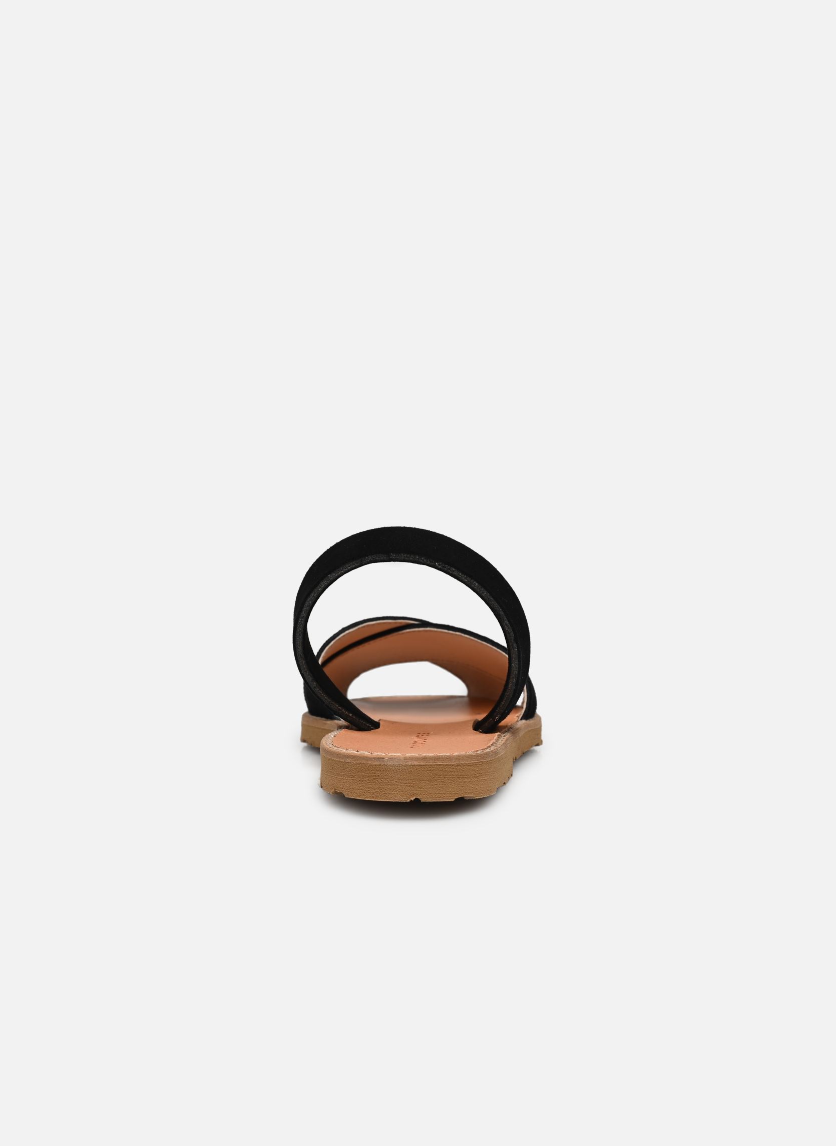 Flache Sandalen Avarca Cala Daim damen schwarz Minorquines Flache Sandalen Avarca Cala Daim damen schwarz NEGRO