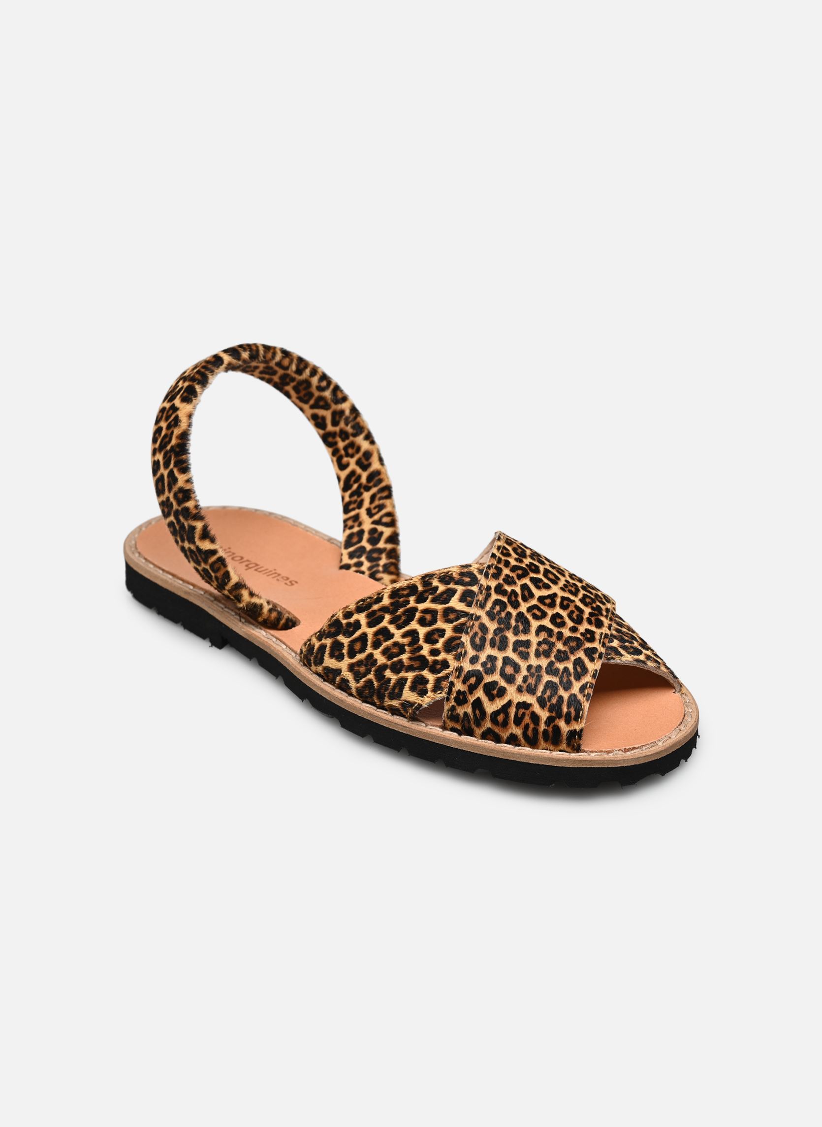 Platte sandalen Avarca Cala Mini Léo dames bruin Minorquines Platte sandalen Avarca Cala Mini Léo dames bruin MINI LÉO