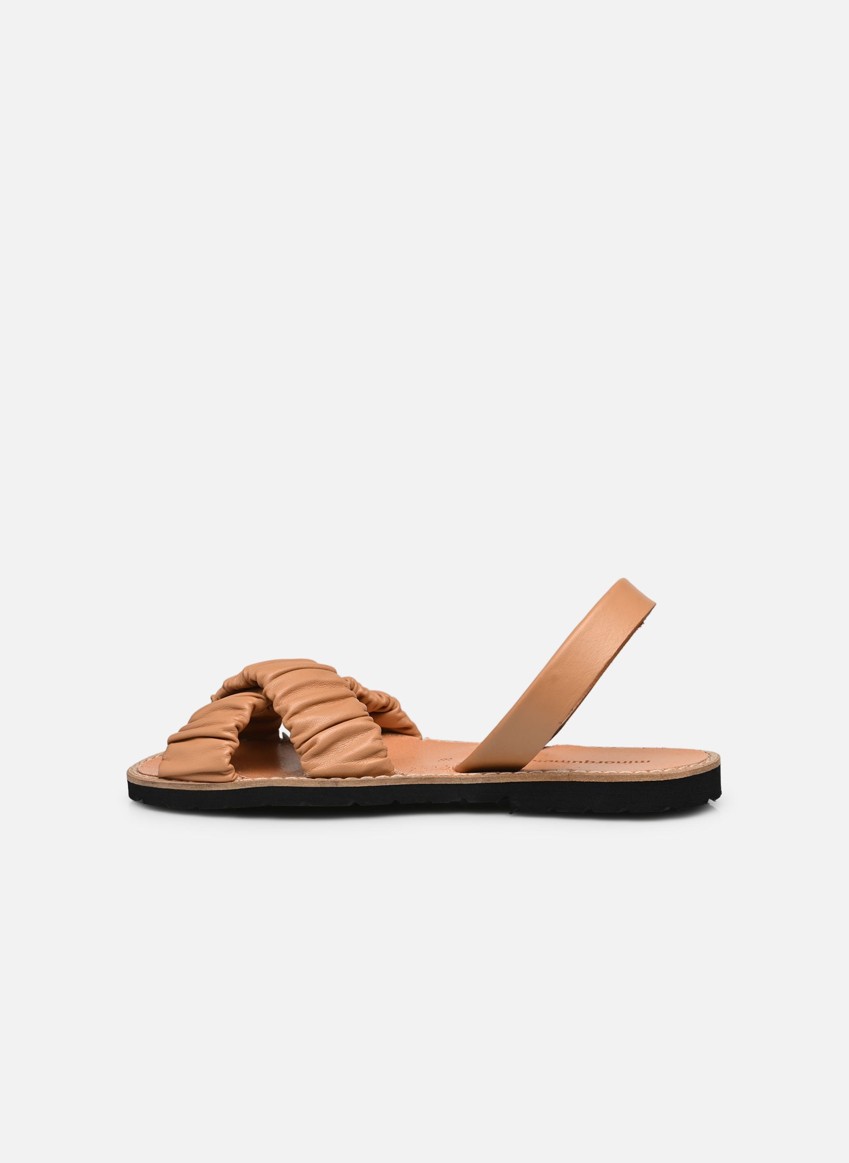 Platte sandalen Avarca Illueca Cuir dames bruin Minorquines Platte sandalen Avarca Illueca Cuir dames bruin NATUREL