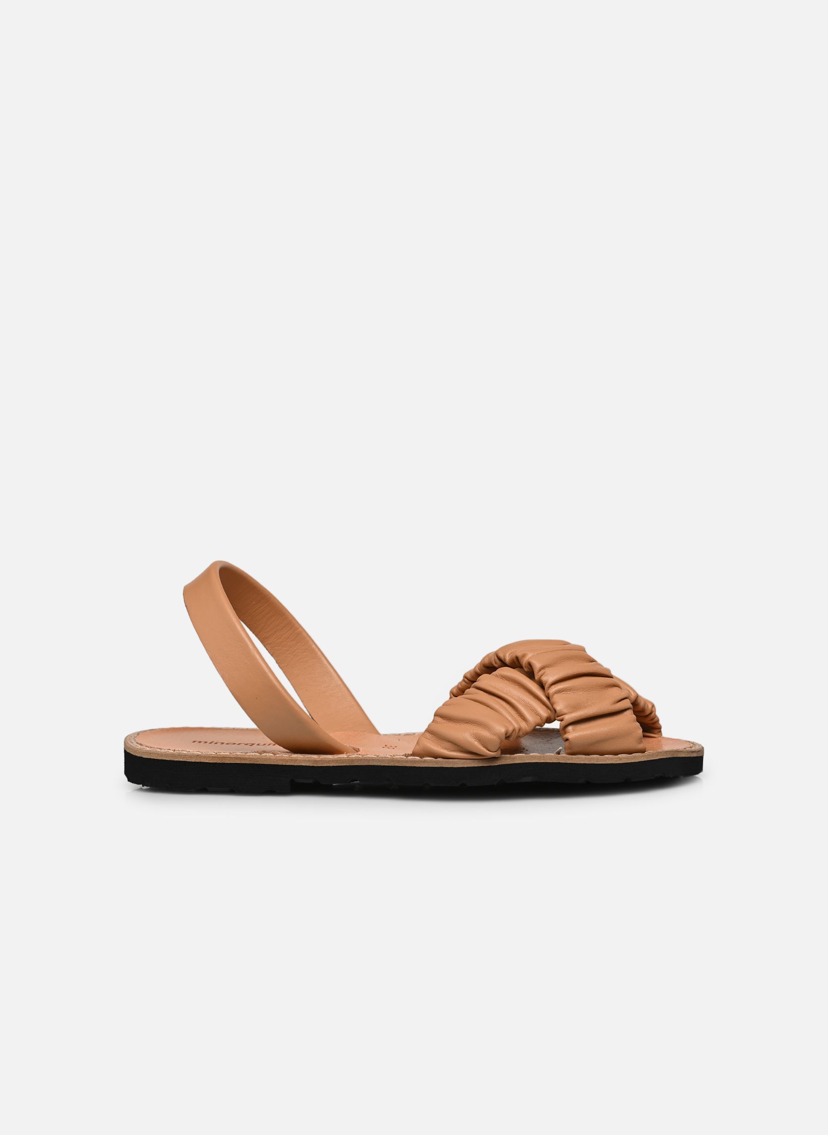 Platte sandalen Avarca Illueca Cuir dames bruin Minorquines Platte sandalen Avarca Illueca Cuir dames bruin NATUREL