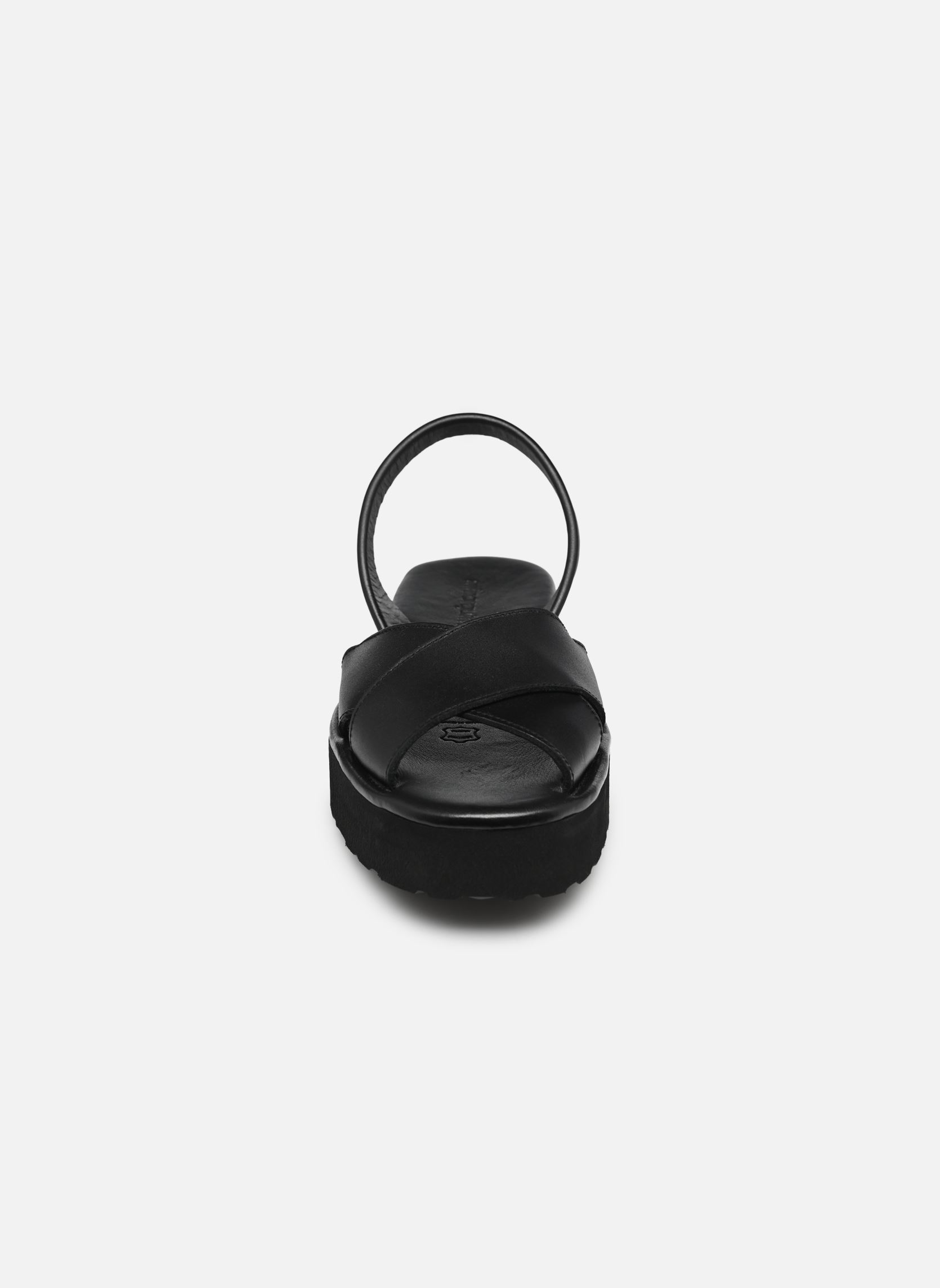 Sandales plates Avarca Platja Plateforme femme noir Minorquines Sandales plates Avarca Platja Plateforme femme noir NEGRO